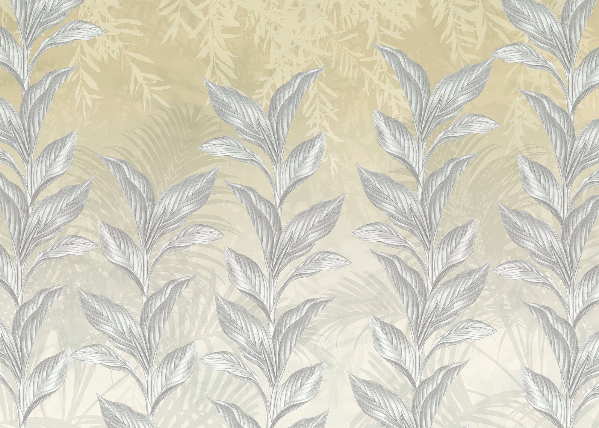 Komar Vliesbehang Digitale print vlies - Spring Frost - Afmeting 350 x 250 cm (1 stuk) zelfklevend behang multicolor