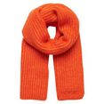 superdry sjaal ribbed scarf oranje