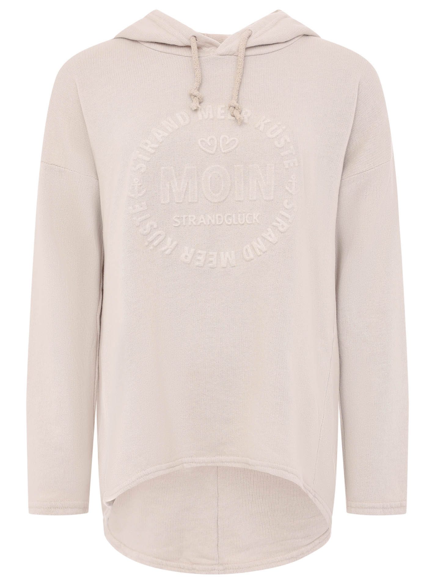 Zwillingsherz Hoodie Moin met capuchon en stempeldruk