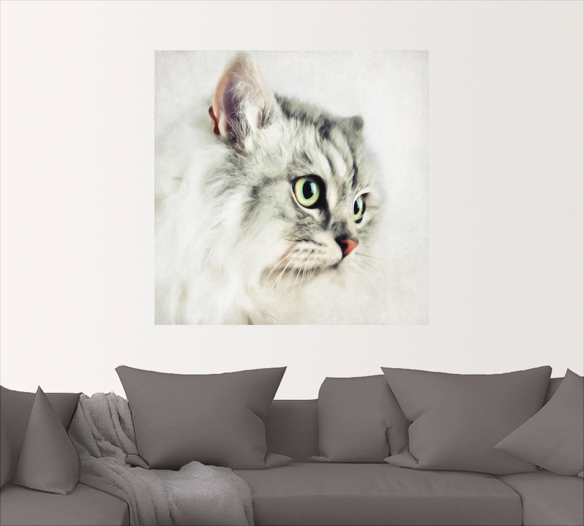 Artland Artprint Kattenportret als artprint op linnen, poster, muursticker in verschillende maten