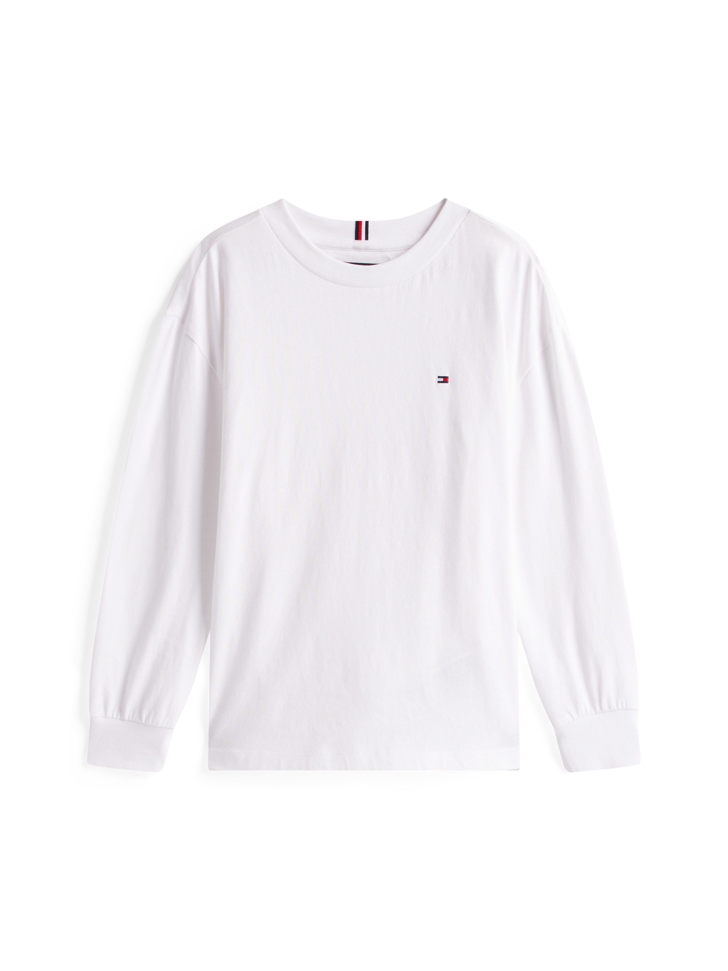 Tommy Hilfiger Shirt met lange mouwen ESSENTIAL T-SHIRT LS voor kinderen tot 16 jaar, merklogo
