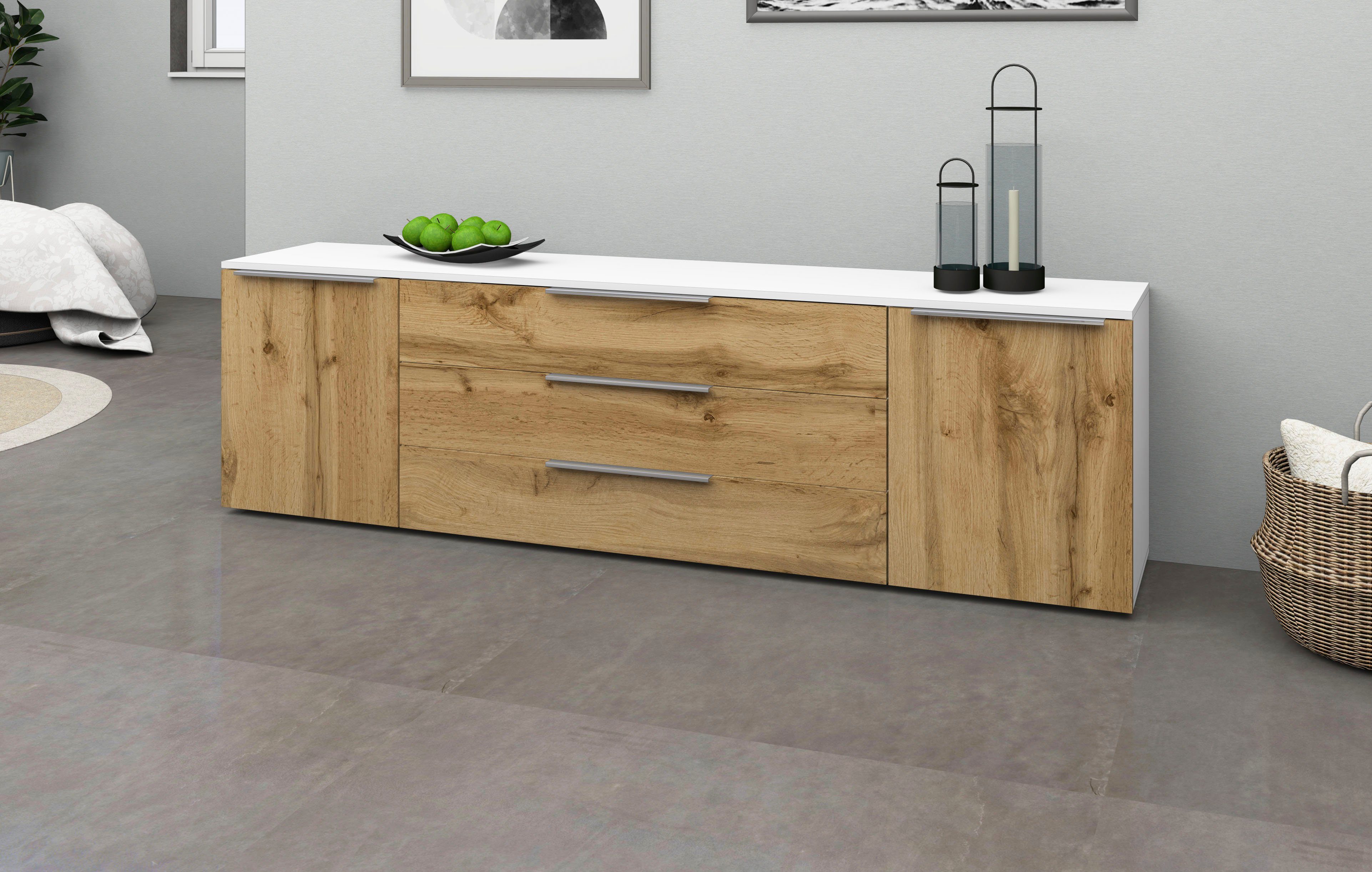 borchardt Möbel Dressoir Oliva Breedte 166 of 200 cm
