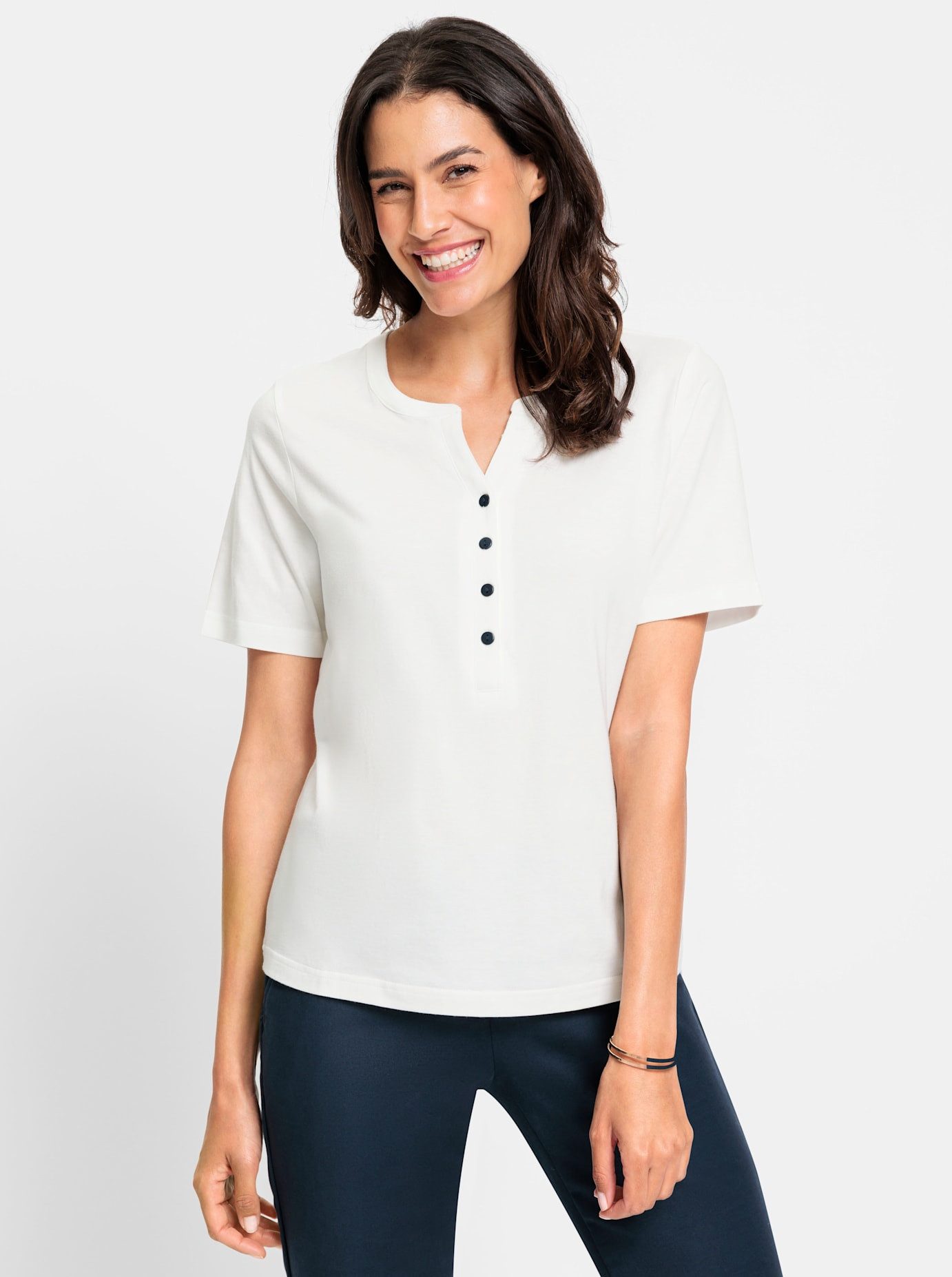 Classic Inspirationen Shirt met ronde hals Shirt met korte mouwen (1-delig)