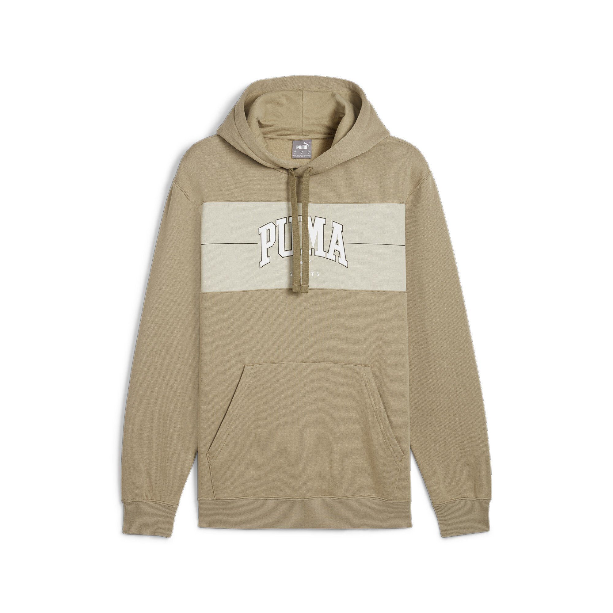 PUMA Hoodie SQUAD HOODIE FL heren hoodies maat XL bruin