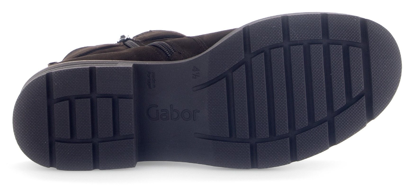 Gabor Chelsea-boots blokhak, herfstmode, enkellaars met decoratieve ketting aan de schacht