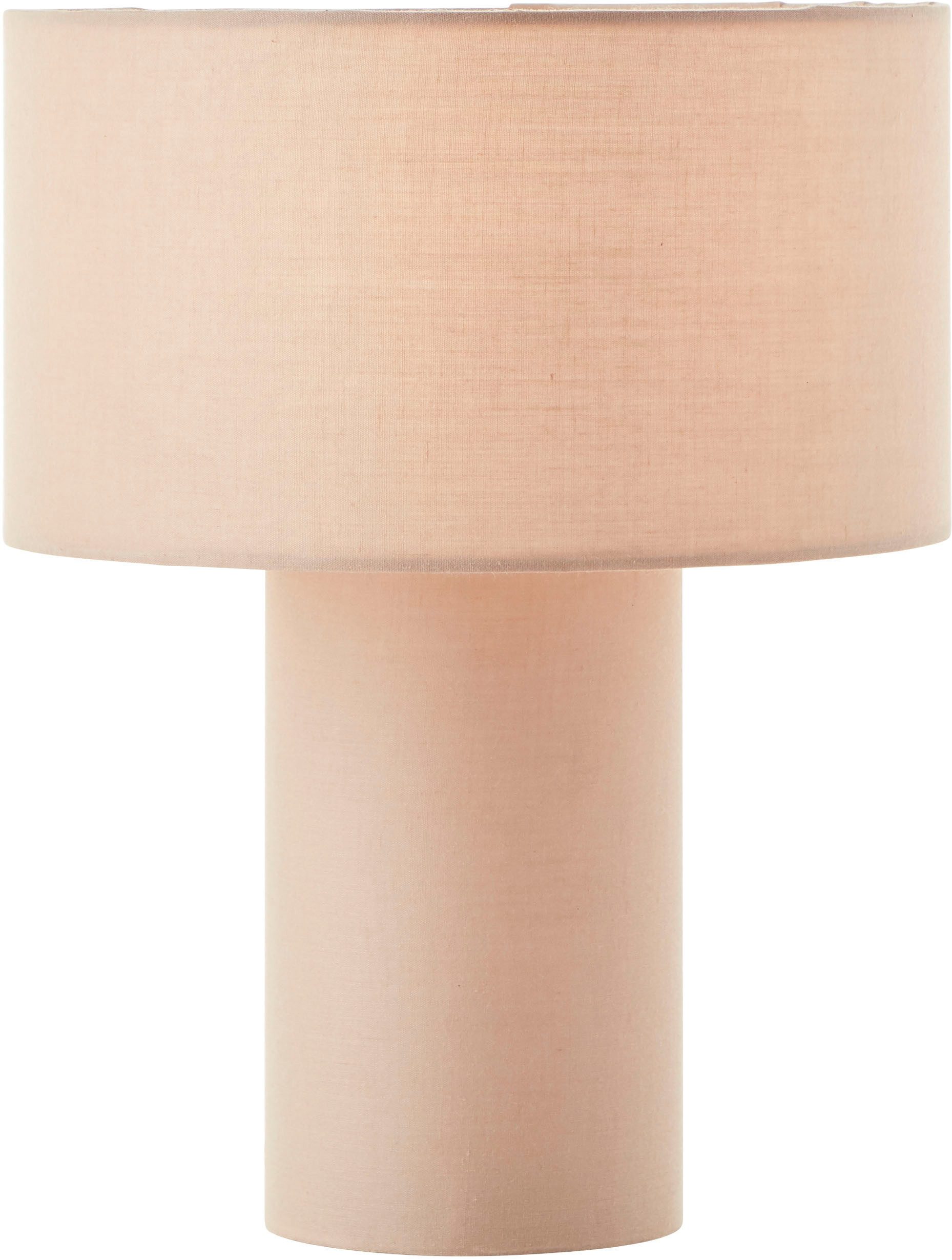 Lüttenhütt Tafellamp Alrik - lamp met stoffen kap Hoogte 30 cm, Ø 23 cm, E14, textiel, kinderkamer, kinderlamp (1 stuk)