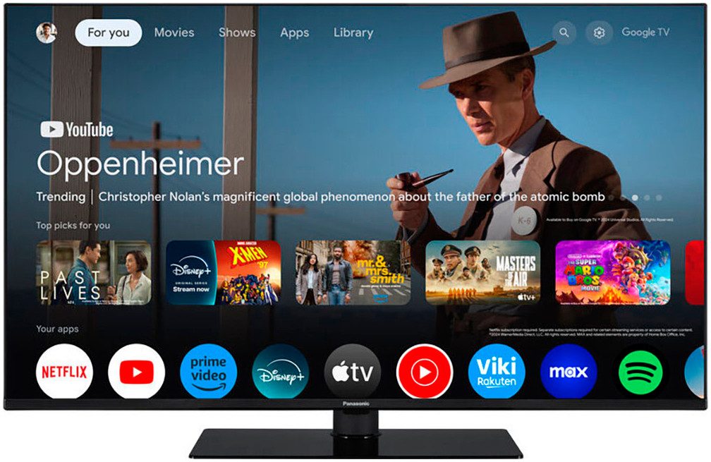 Panasonic Led-TV TN-43W70AEZ, 108 cm / 43", 4K Ultra HD, Google TV - Smart TV