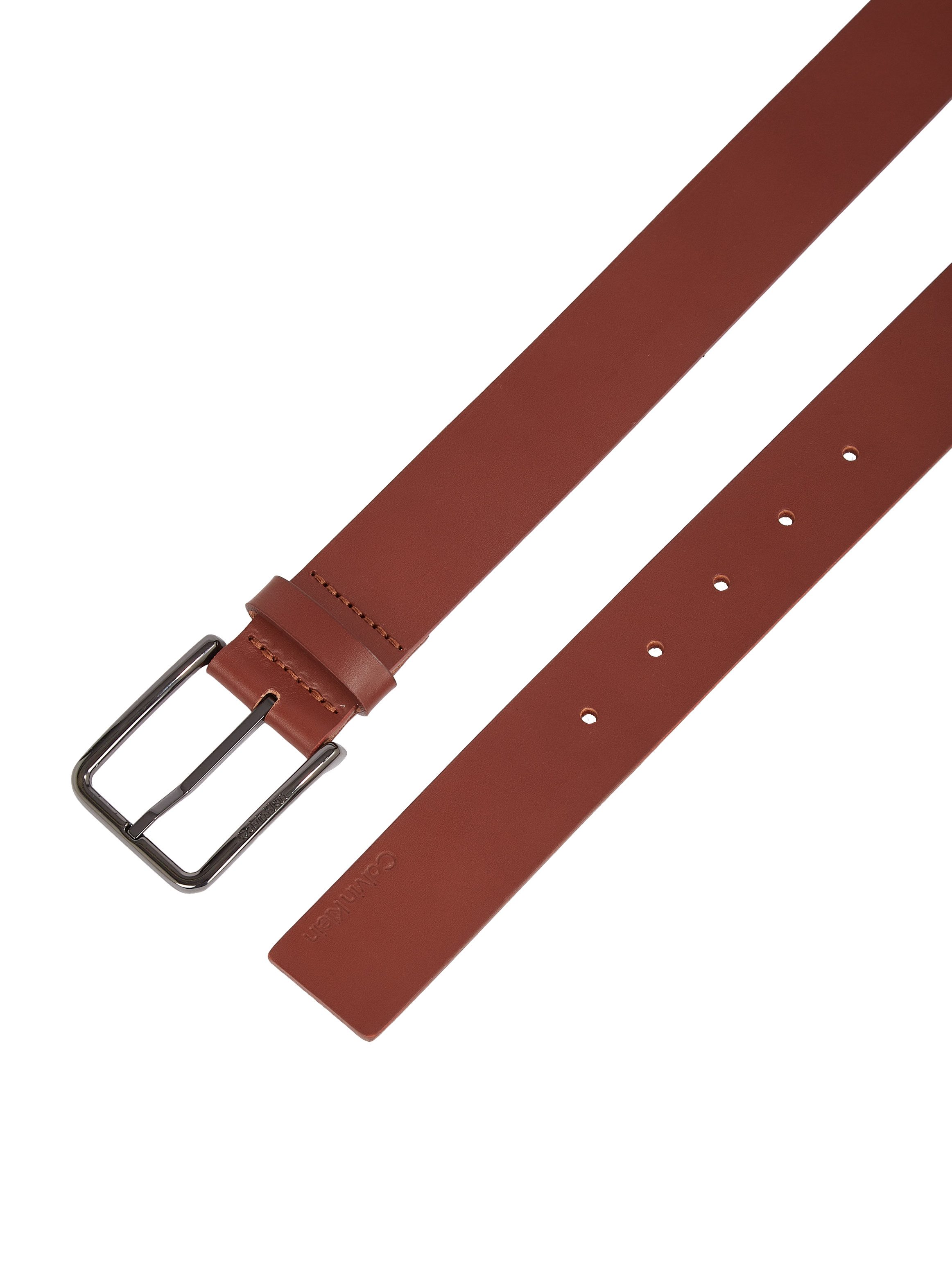 Calvin Klein Leren riem WARMTH 35MM met gestempeld logo