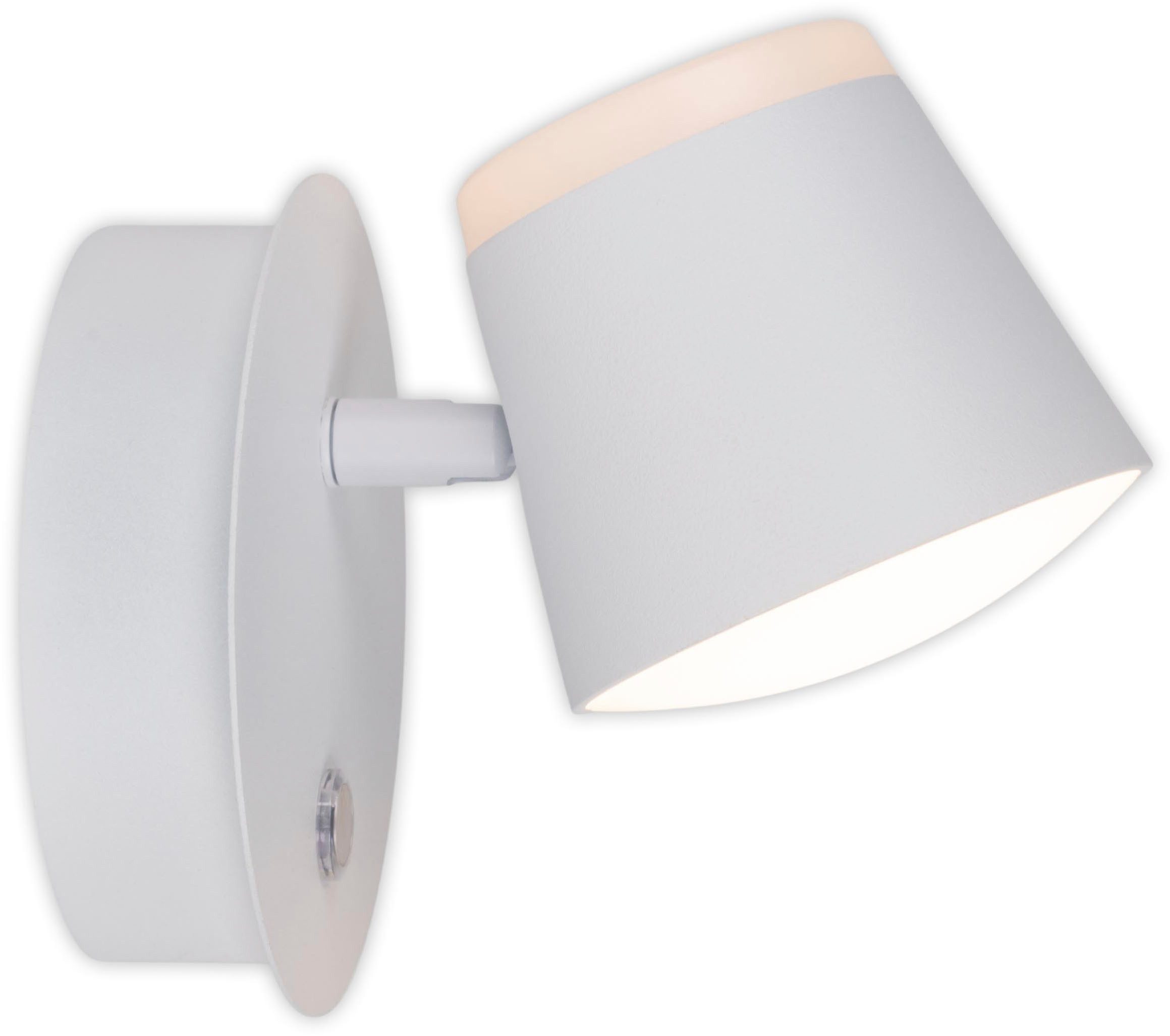 näve Led-wandlamp Tondo magnetisch, batterij opladen via usb-c kabel, dimbaar per touch, geheugen (1 stuk)