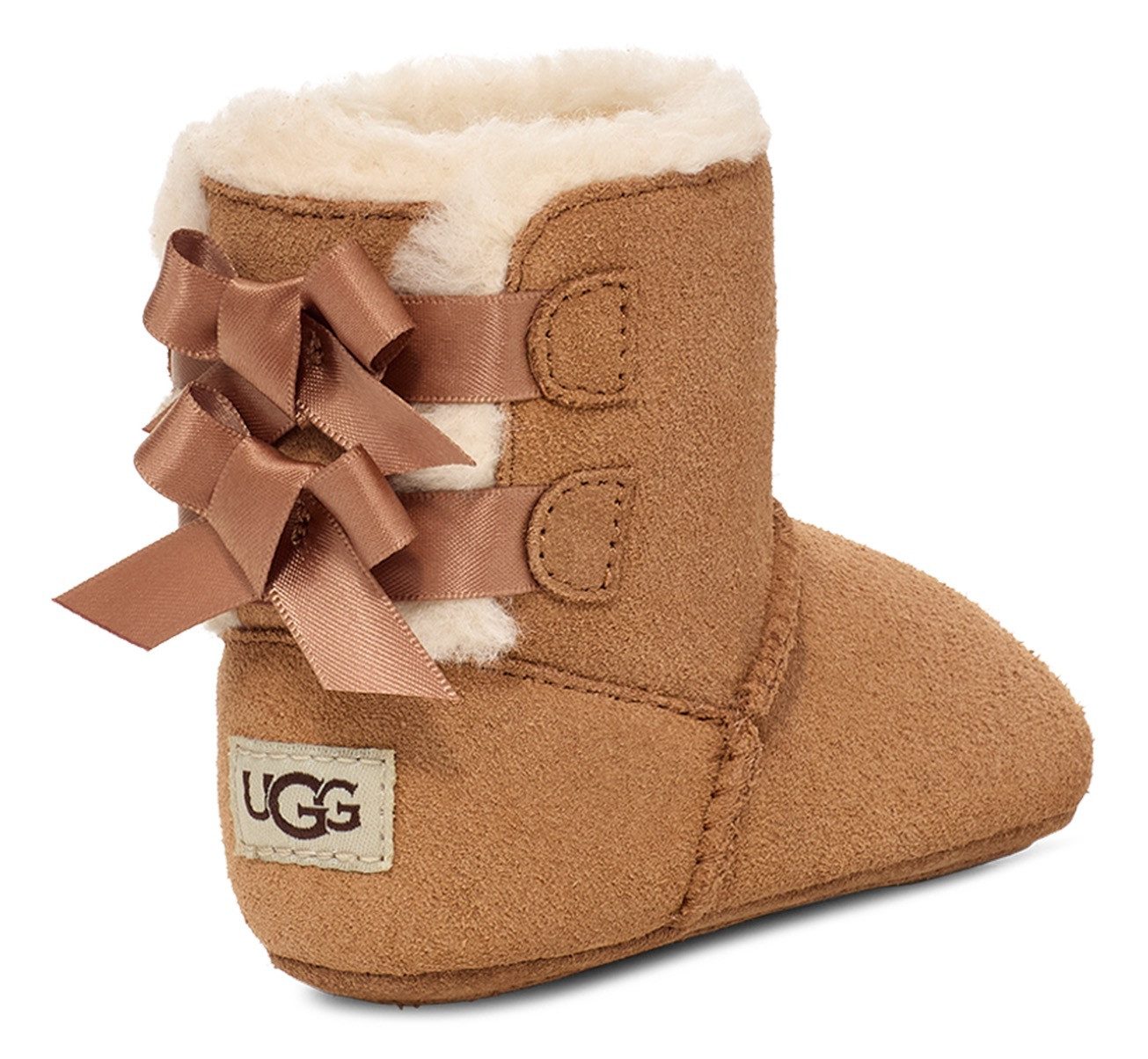 UGG Kruipschoentjes BABY BAILEY BOW Babyschoen, huispantoffel, winterlaars met praktische klittenbandsluiting