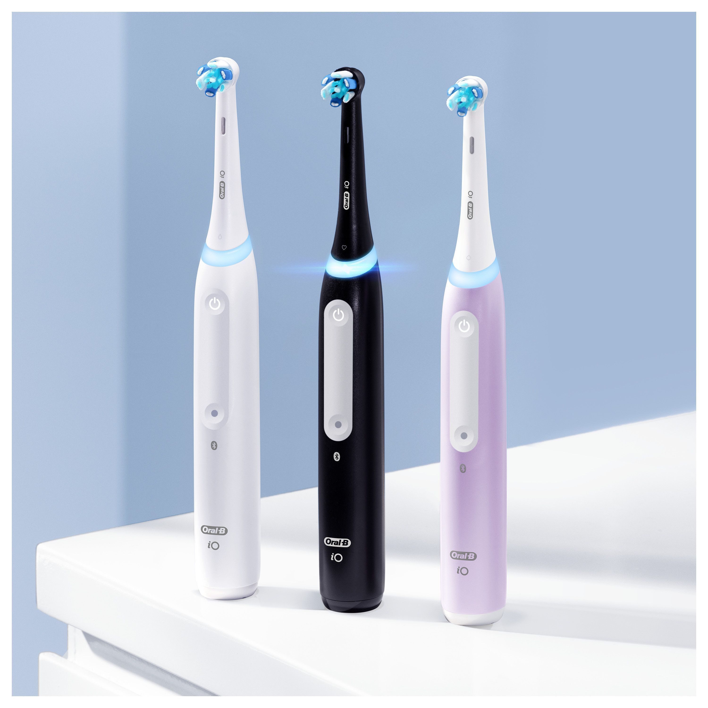 Oral B Elektrische tandenborstel IO 4 met magnet technologie, 4 reinigingsstanden, reisetui