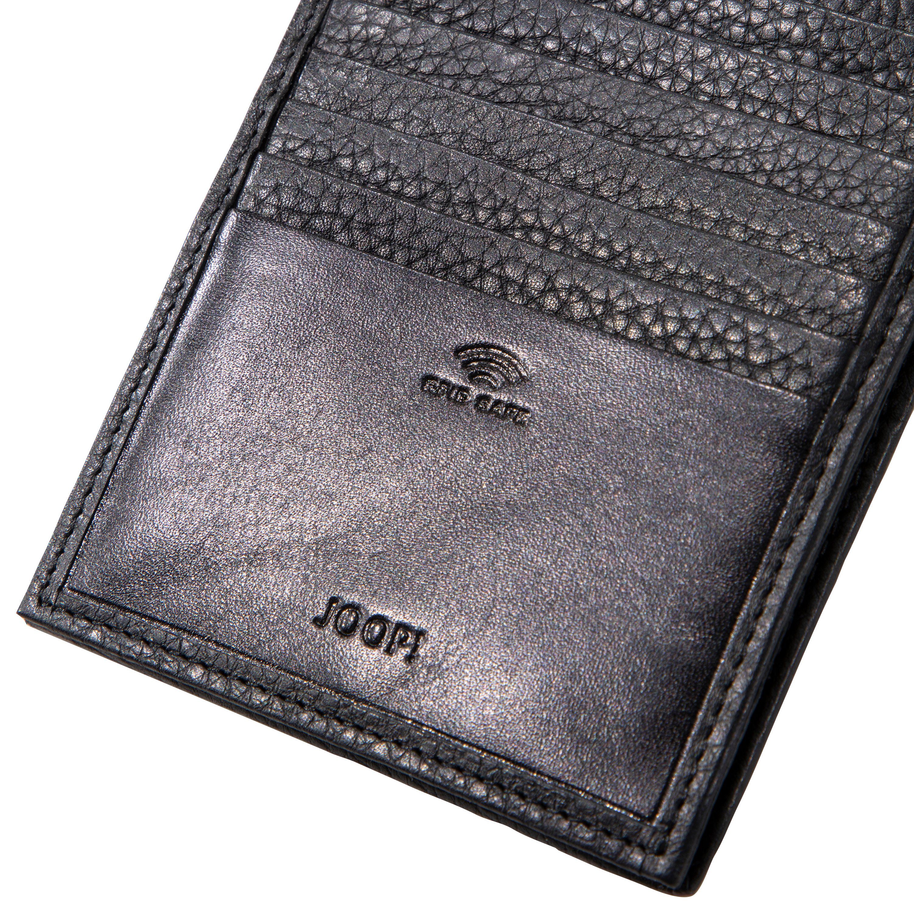 Joop! Portemonnee Cardona minos billfold h14 met beslag van zilverkleurig metaal