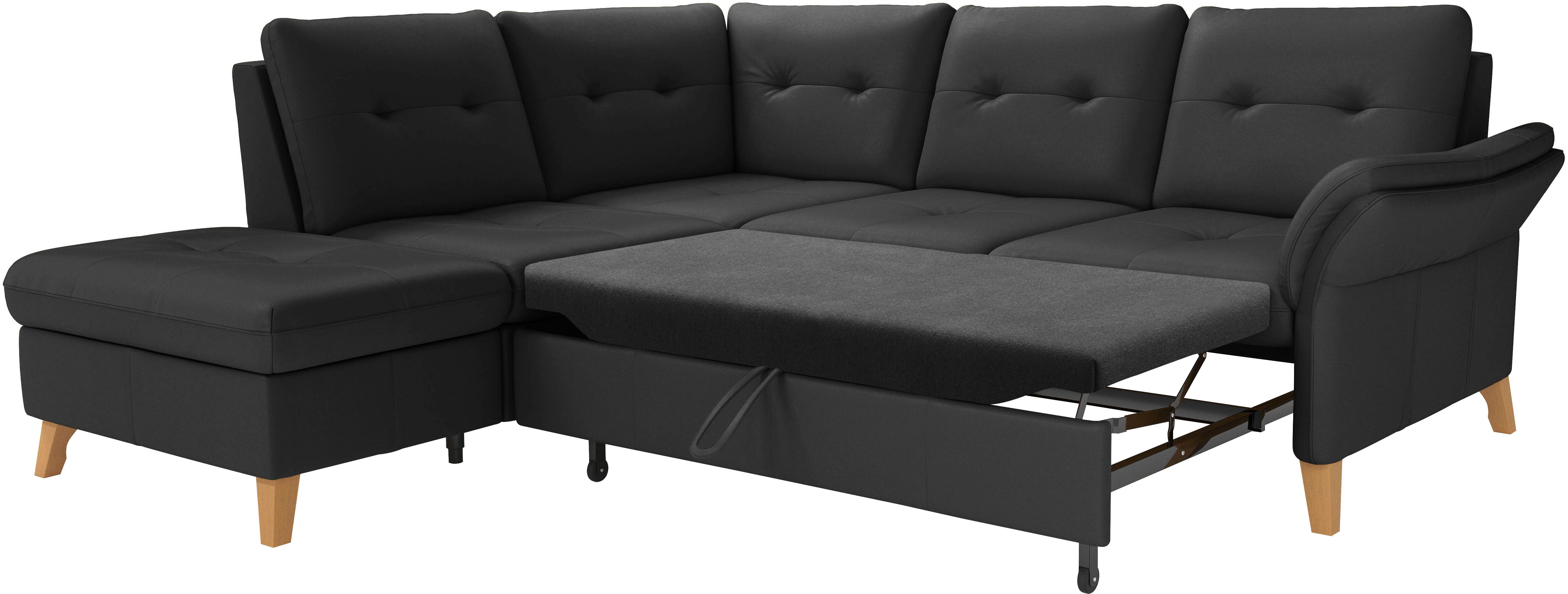 sit&more Hoekbank Göteborg inclusief zitdiepteverstelling, optioneel met bedfunctie & bedlade