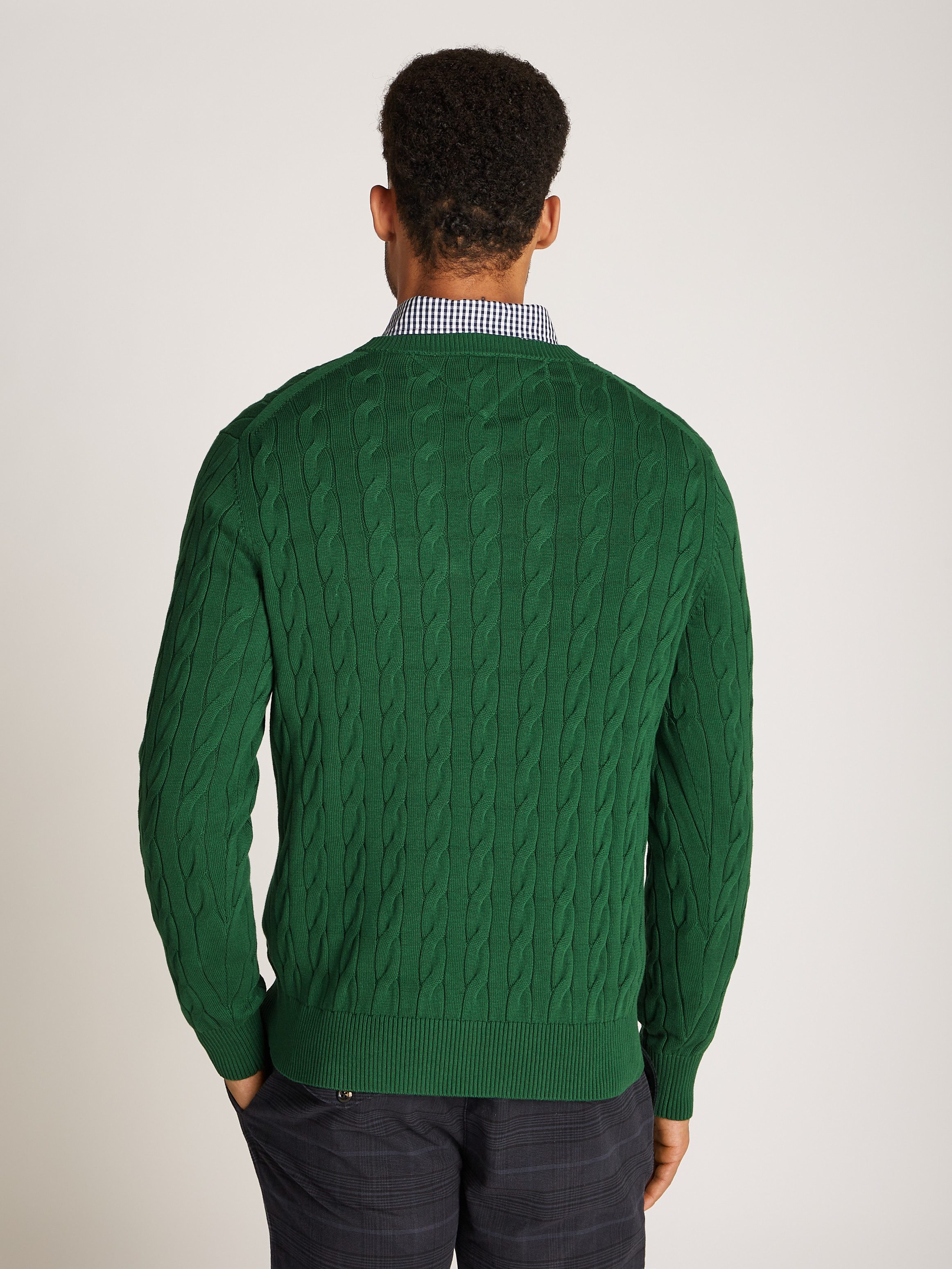 Tommy Hilfiger Gebreide trui CLASSIC CABLE CREW NECK