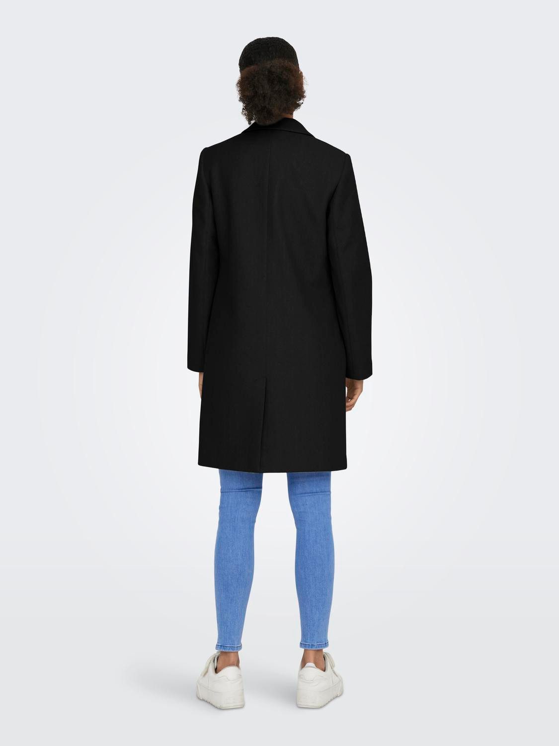 Only Lange jas ONLNANCY LIFE COAT CC OTW