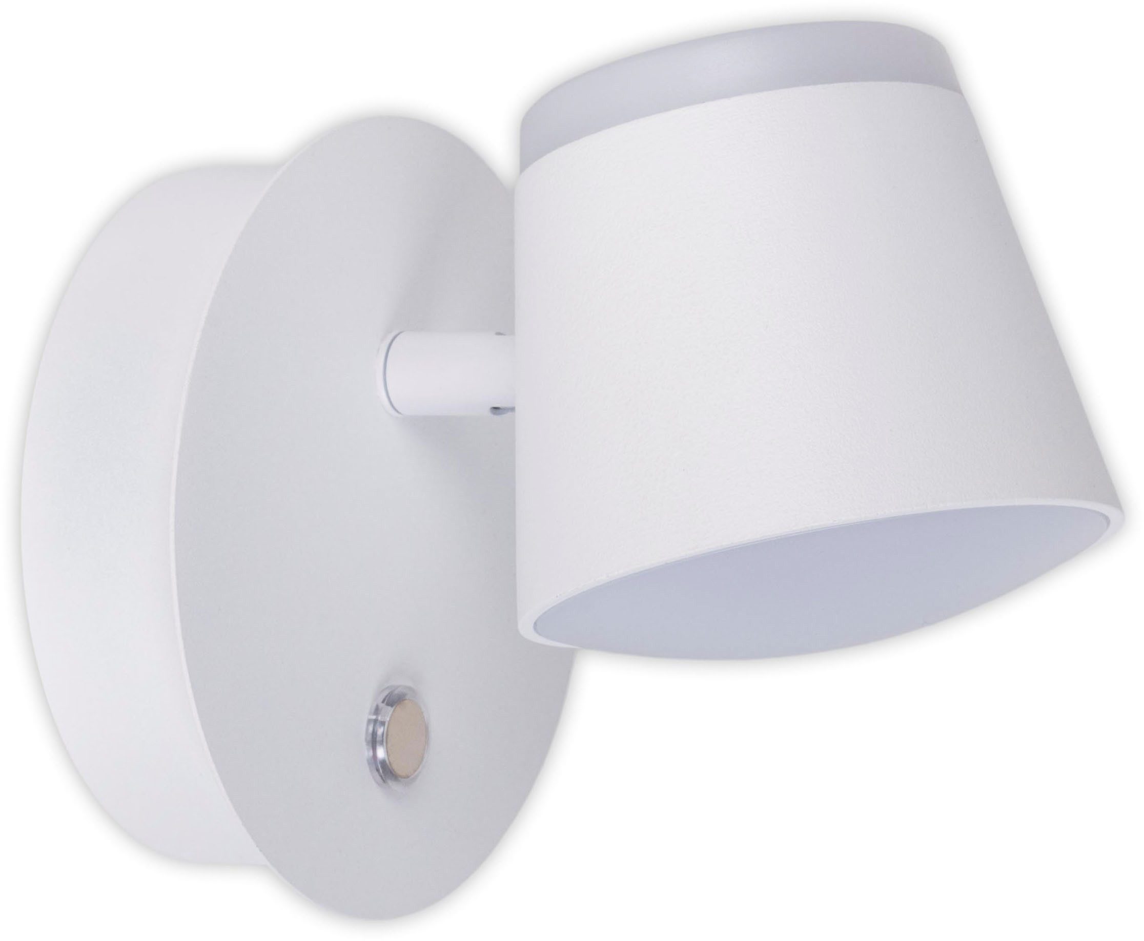 näve Led-wandlamp Tondo magnetisch, batterij opladen via usb-c kabel, dimbaar per touch, geheugen (1 stuk)