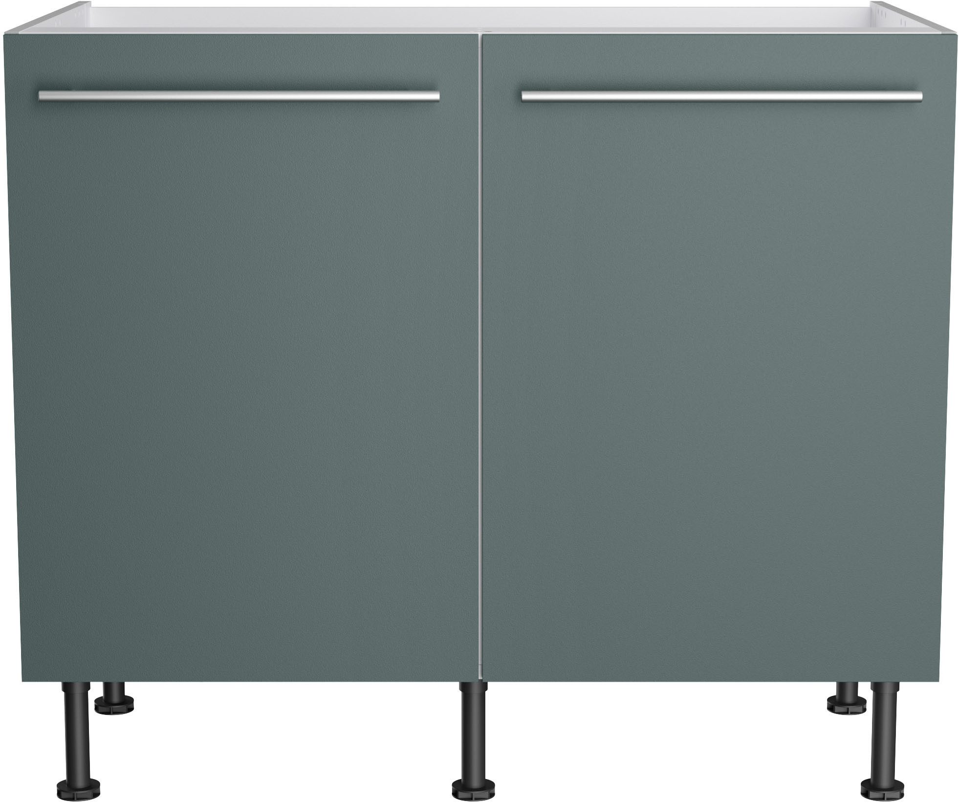 OPTIFIT Gootsteenkast Bern2 Breedte 100 cm, 2 deuren