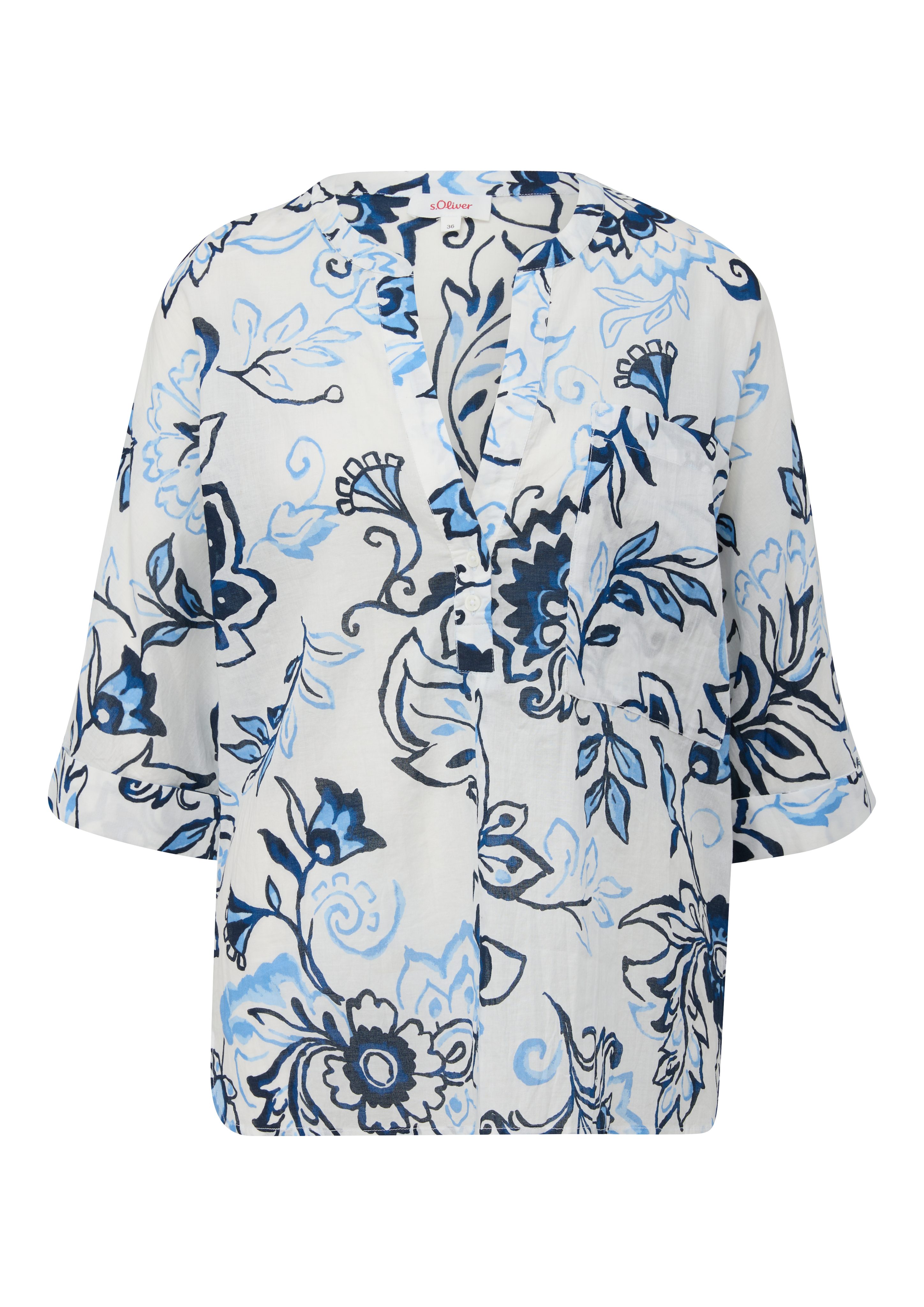 s.Oliver Top met print all-over