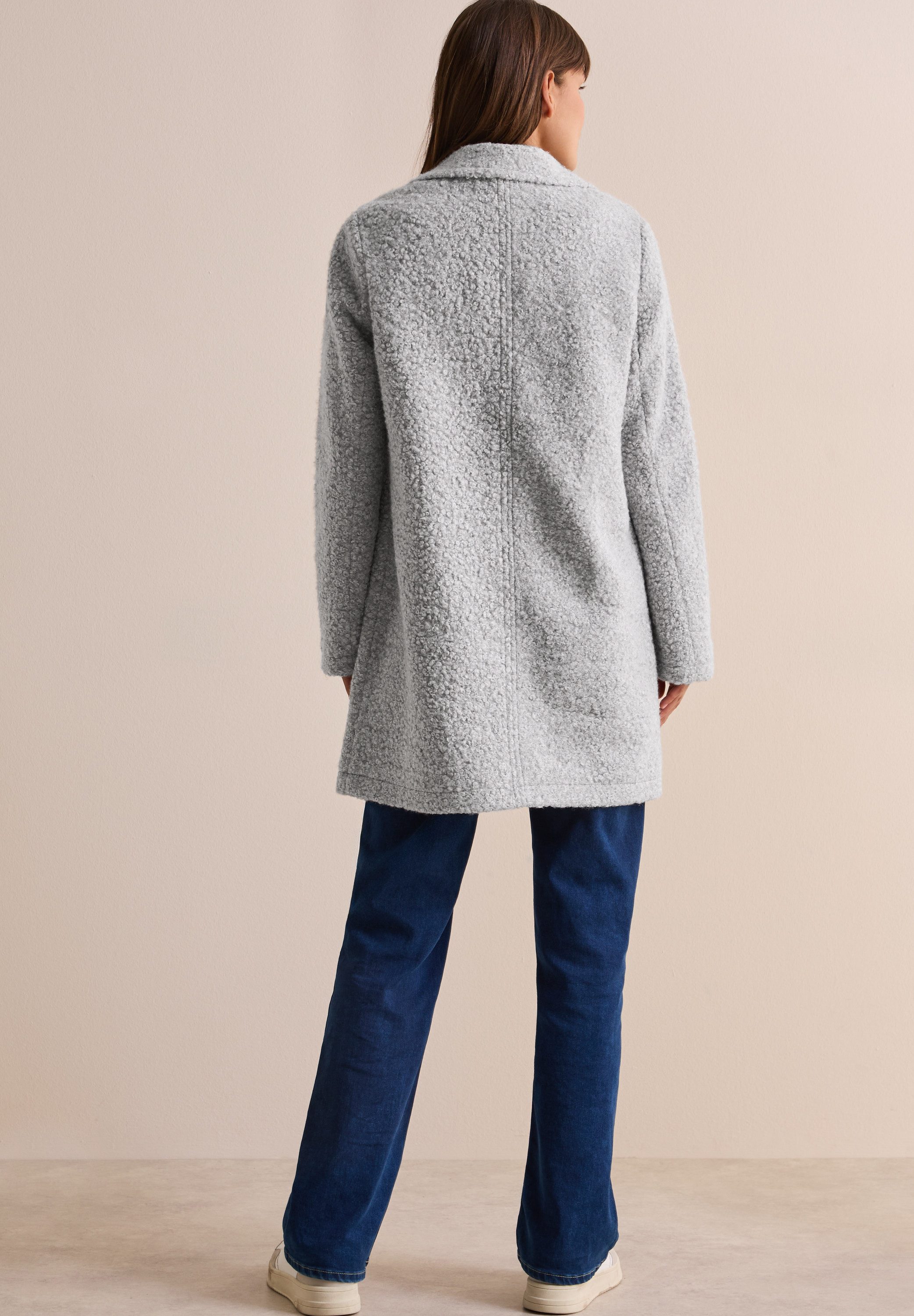 Cecil Lange jas in wol-look