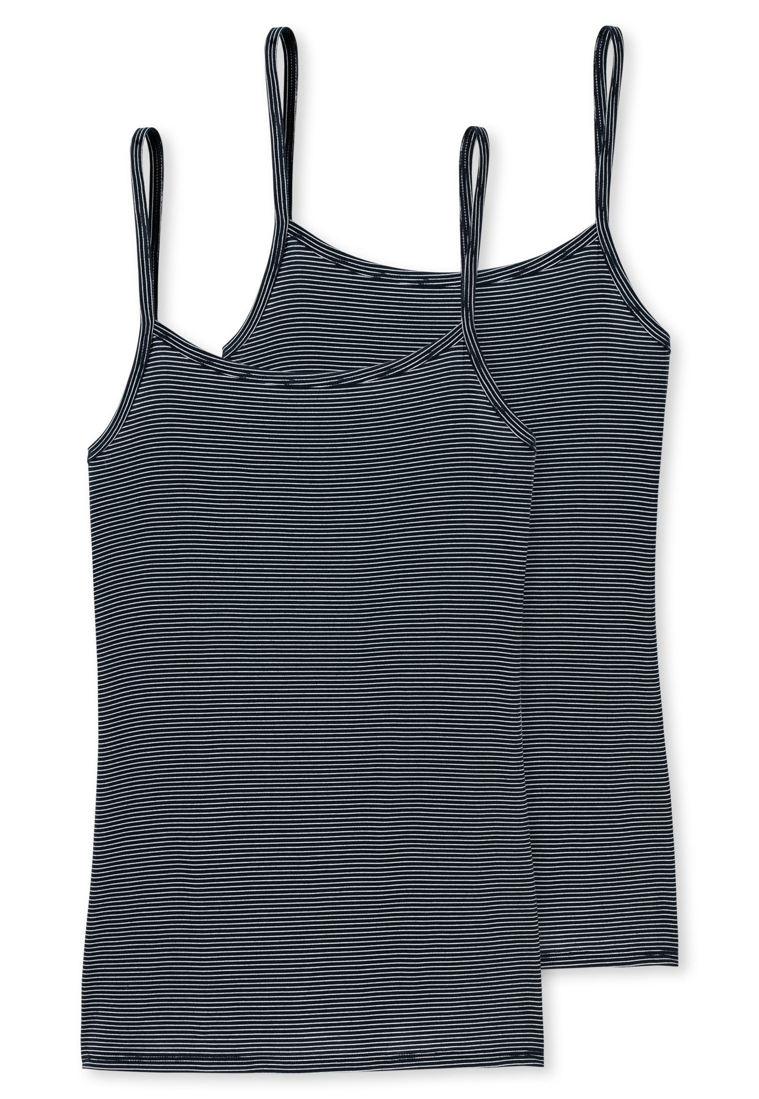 Schiesser Hemd "Modal Essentials" met hoog aandeel modal (Set van 2) dames armloze tops maat 44 blauw