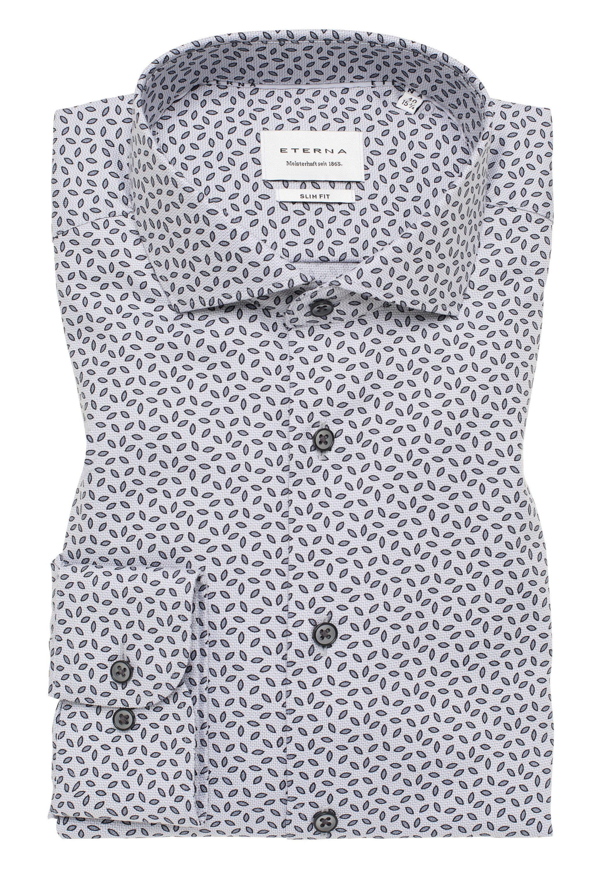Eterna Overhemd met lange mouwen Slim fit NON IRON (strijkvrij)