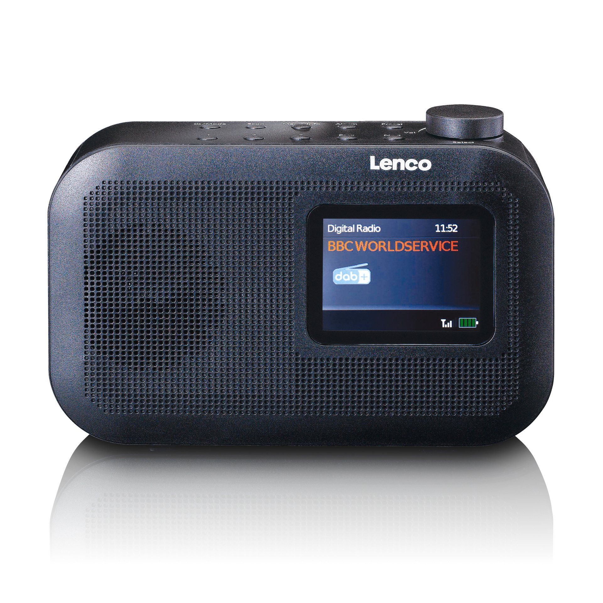 Lenco Digitale radio (DAB+) PDR-026BK - DAB+ draagbare radio