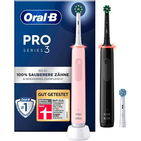 Oral-B Elektrische Tandenborstel Pro33950N Zwart&Roze 1 set