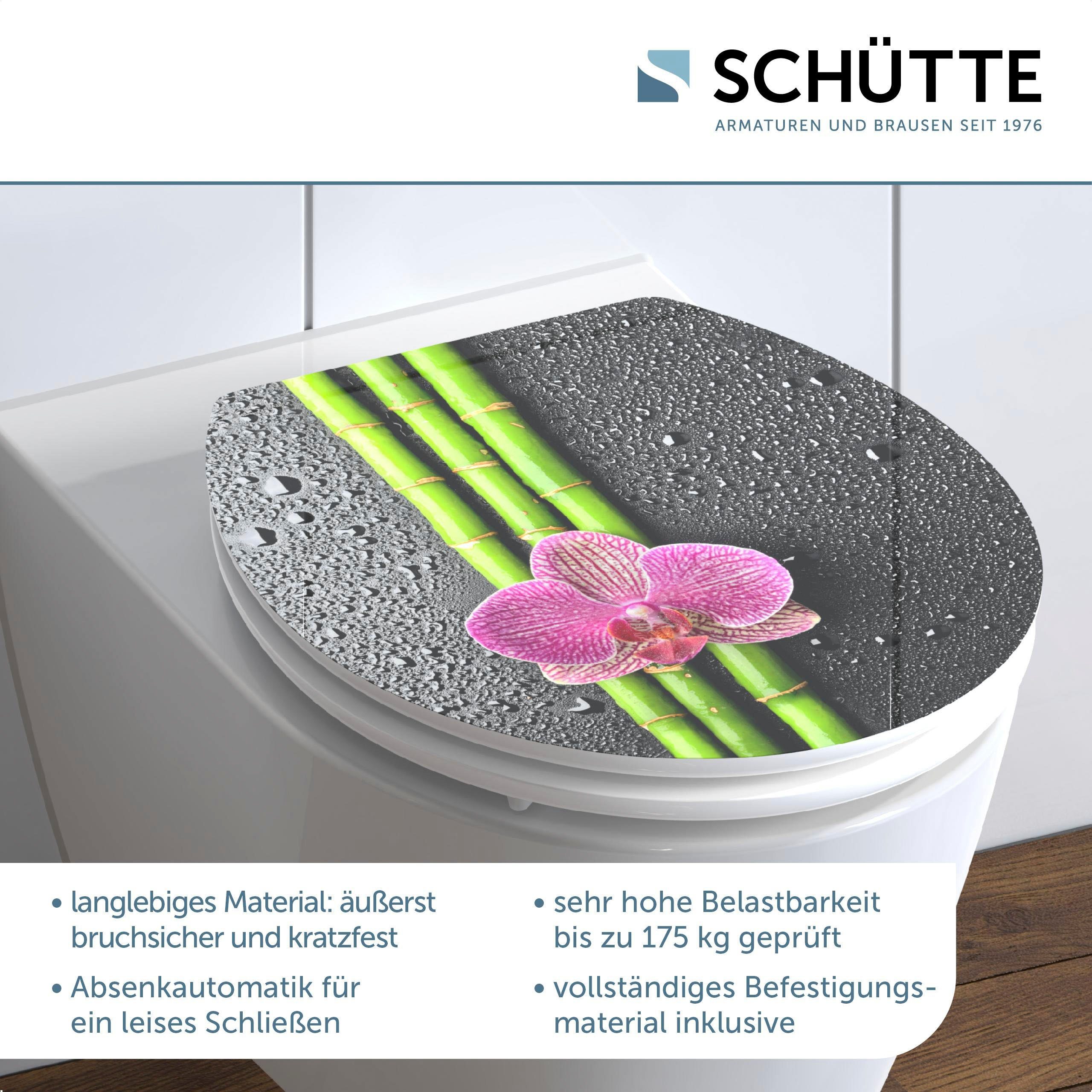 Schütte Toiletzitting Asia High gloss met houten mdf-kern, met softclosemechanisme