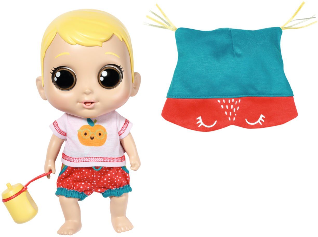 Zapf Creation® Babypop Chou Chou Baby, Blond met geluidseffecten en gelimiteerde pyjama