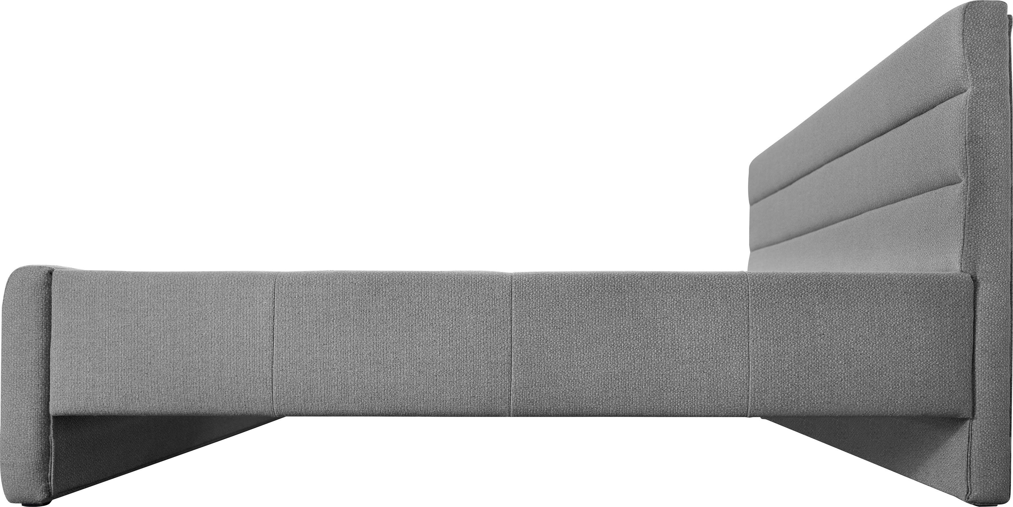 OTTO products Gestoffeerd bed Merrit Dwarsnaad in het hoofd- en voetbord, in 5 breedten, ook in 220 cm lang