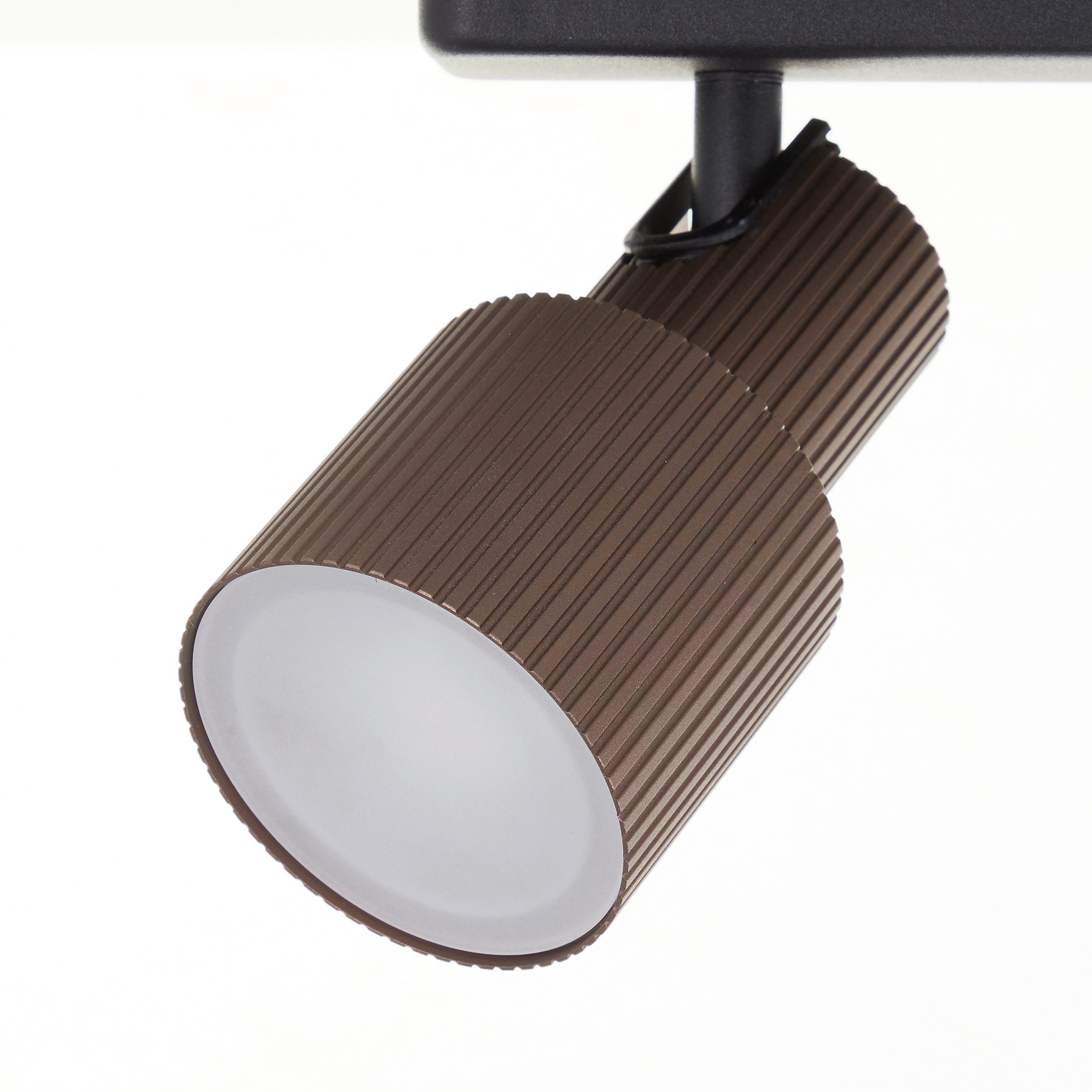 Brilliant Leuchten Plafondspot Cadiz 16 x 31 x 9 cm, 350 lm, 3000k, dimbaar, draaibaar, aluminium, zwart (1 stuk)