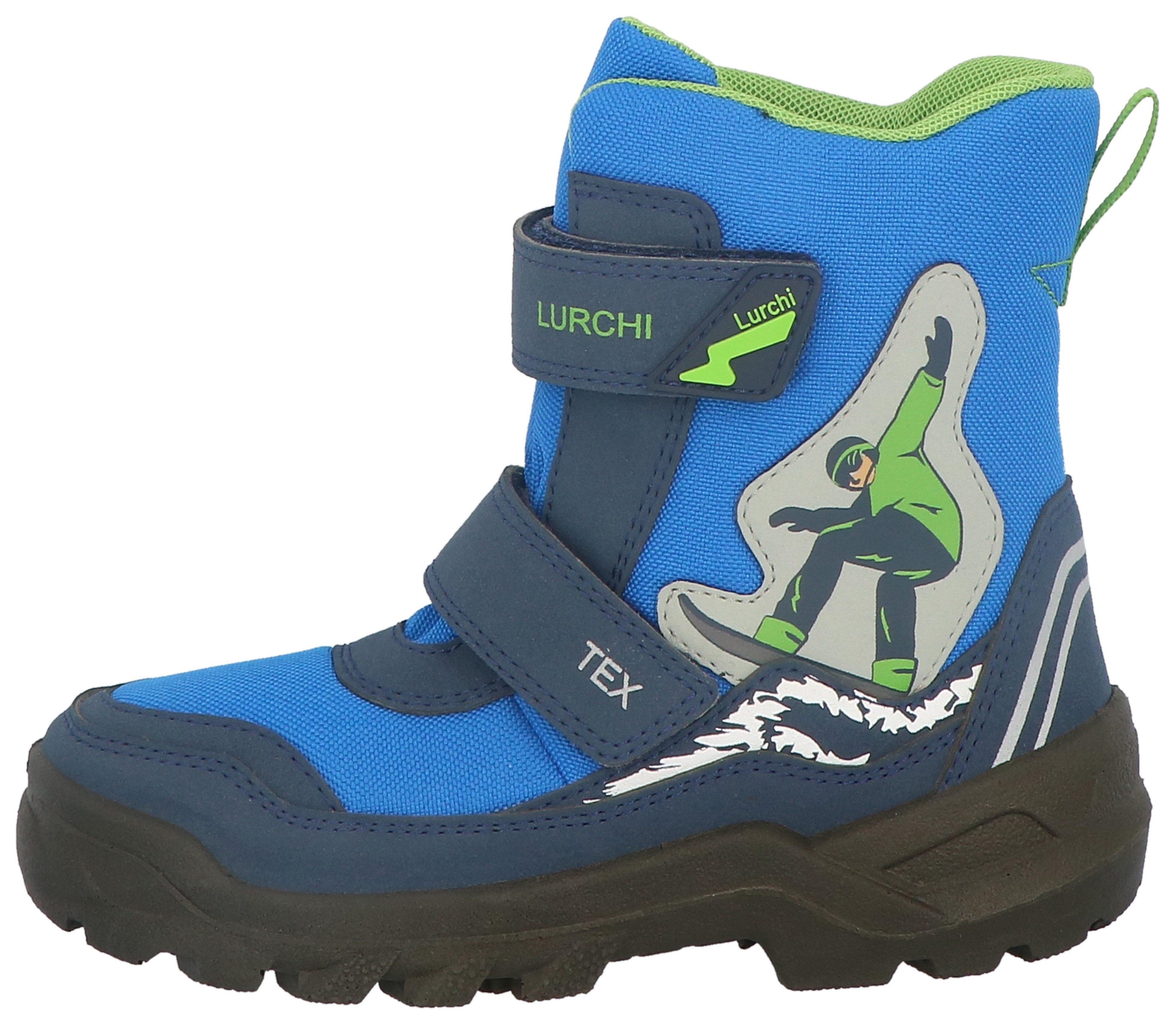 Lurchi Klittenbandboots Kendy-TEX , winterlaarzen, outdoorlaarzen met tex, maat sjabloon om te downloaden