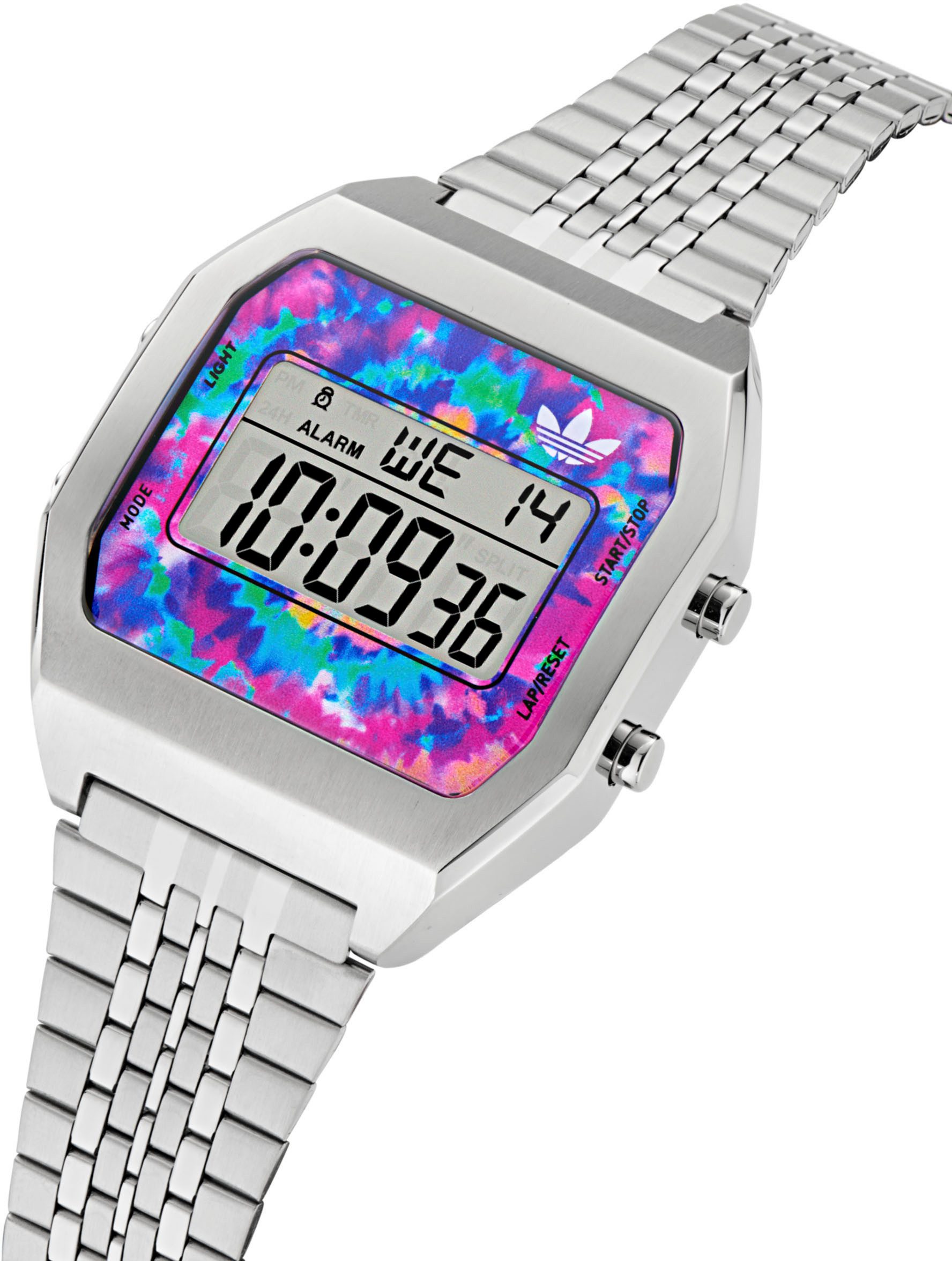 adidas Originals Digitale klok DIGITAL TWO Quartzhorloge, horloge, herrenuur, damenuur, unisex, roestvrijstalen band