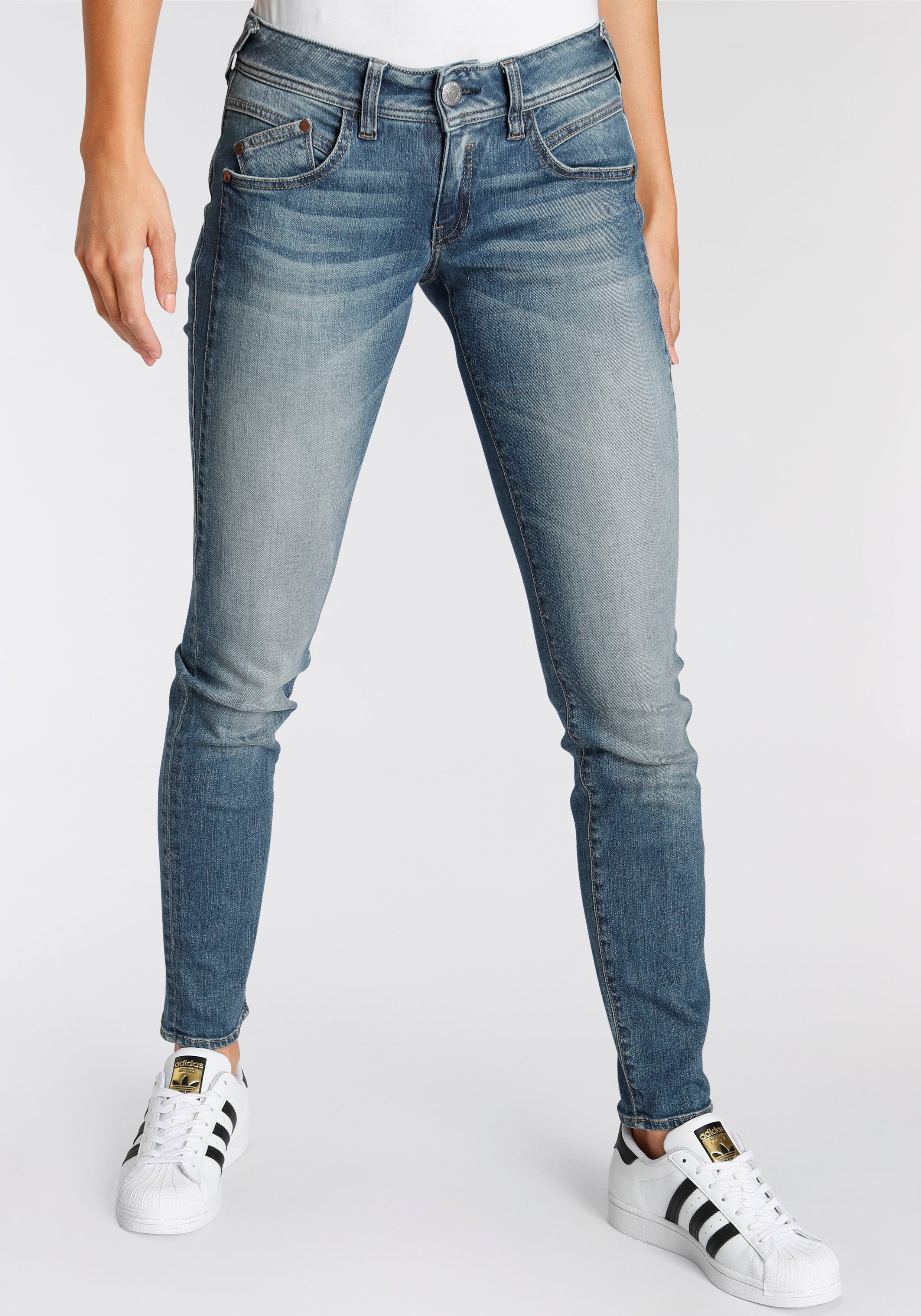 Herrlicher Slim fit jeans GILA SLIM ORGANIC DENIM milieuvriendelijk dankzij kitotex technology