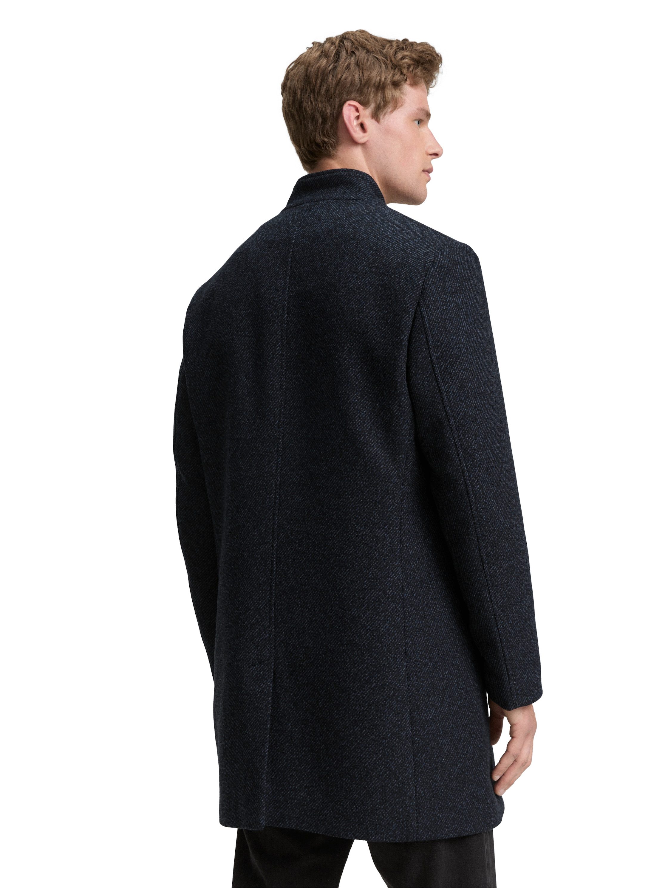Tom Tailor Denim Wollen jack met opstaande kraag