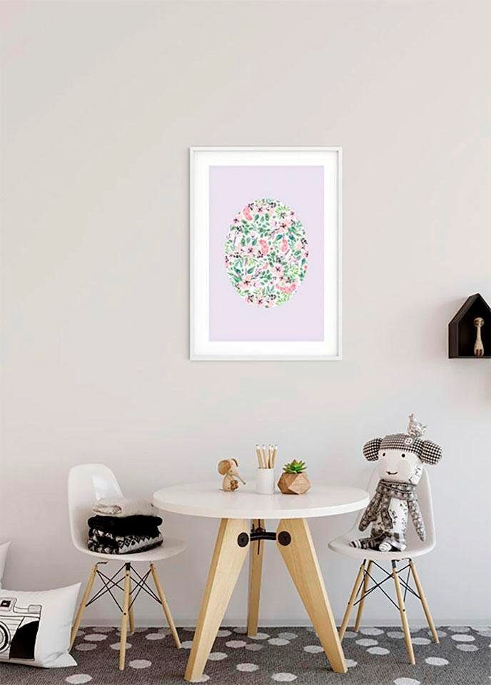 Komar Wanddecoratie Shelly Patterns Lavender Wanddecoratie - zonder lijst (1 stuk)