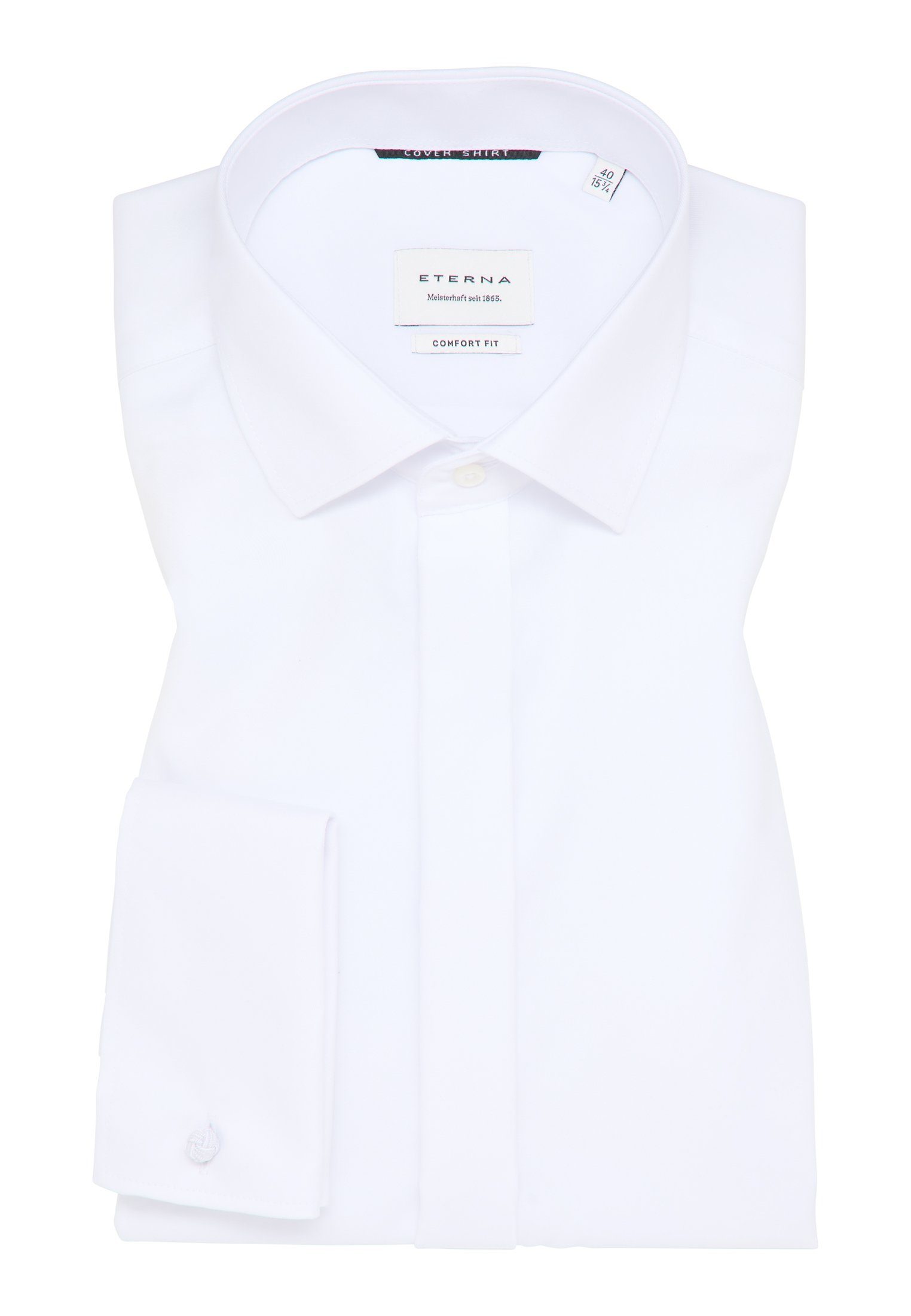 Eterna Overhemd met lange mouwen Comfort fit NON IRON (strijkvrij)