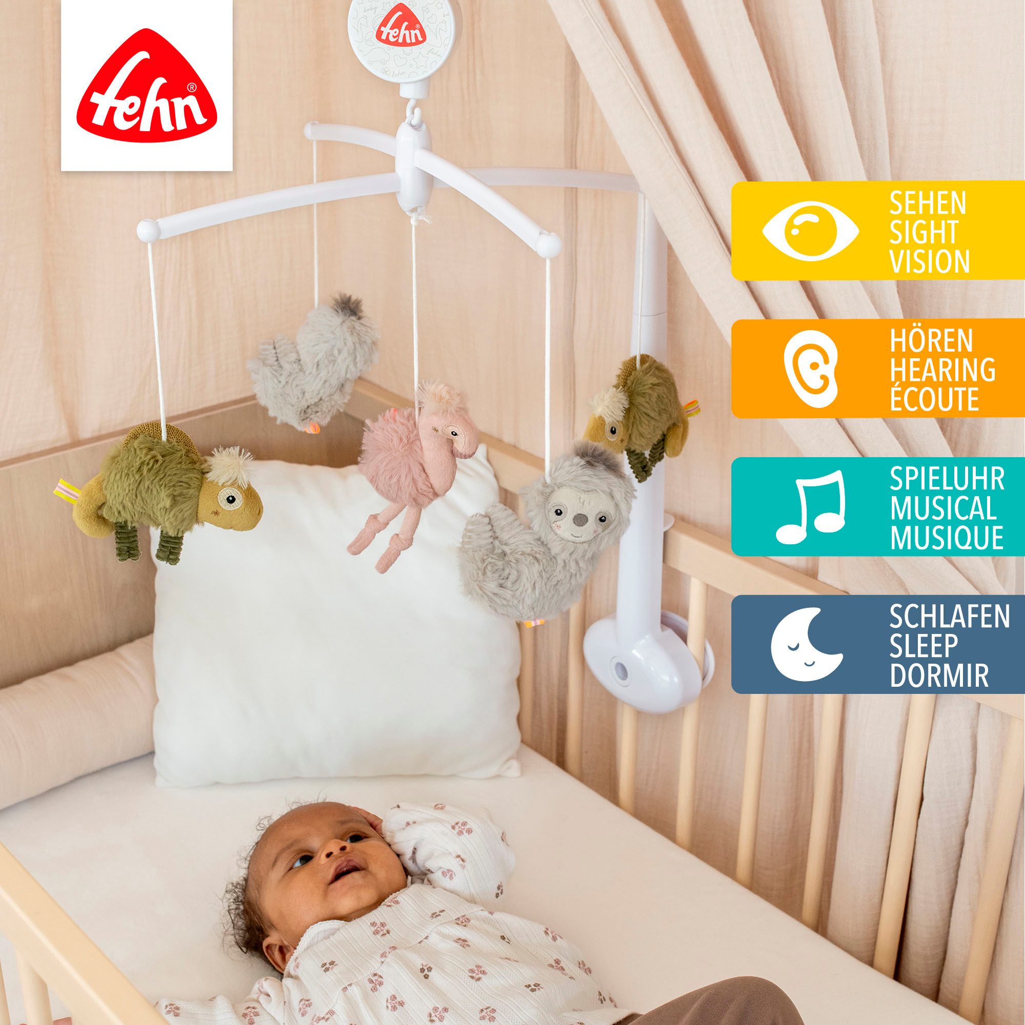 Fehn Mobiel Lazy, Crazy & Pink, Musik-Mobile