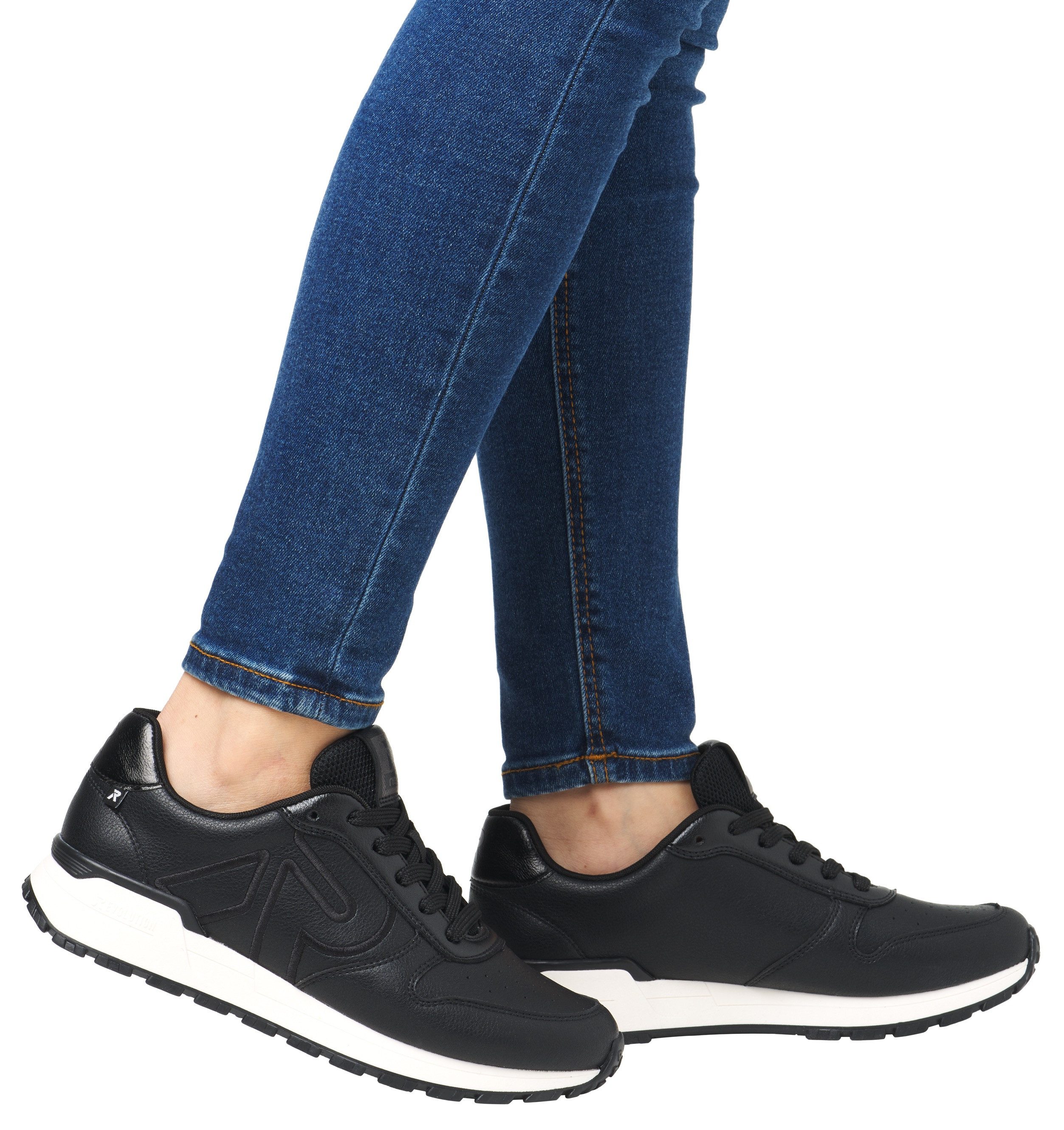 Rieker EVOLUTION Sneakers , vrijetijdsschoen, lage schoen, veterschoen met schachtversteviging