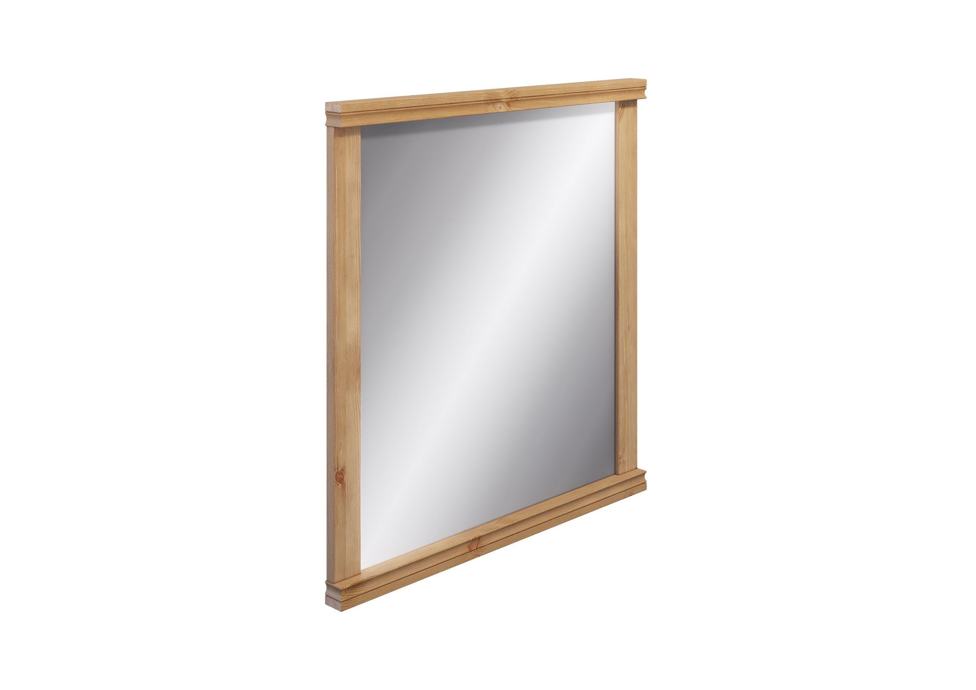 Home affaire Garderobespiegel Gotland, spiegel, wandspiegel Frame van massief grenen, FSC®-gecertificeerd, 80x84 cm