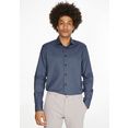 tommy hilfiger tailored overhemd met lange mouwen flex collar micro check rf shirt blauw