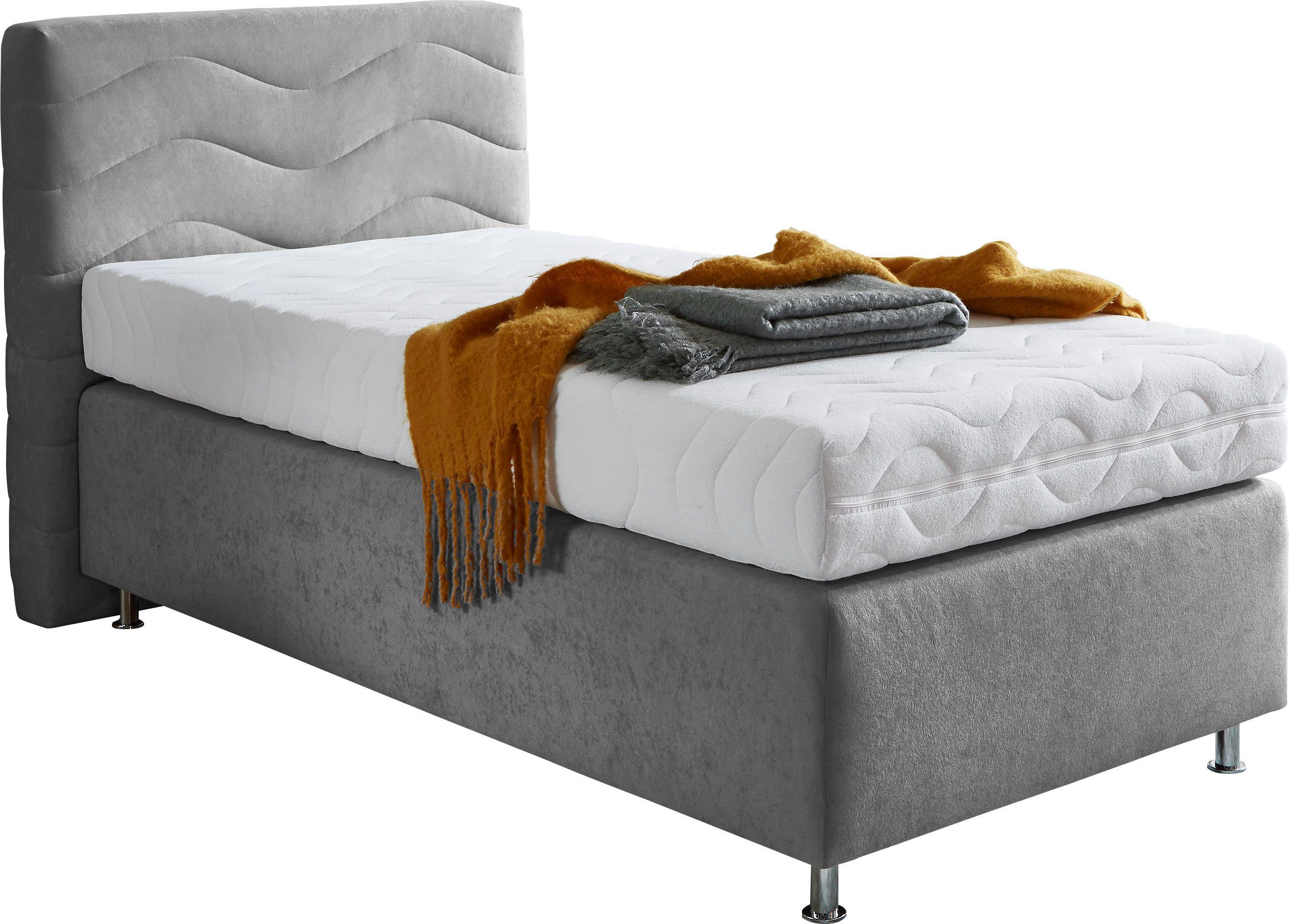 Westfalia Polsterbetten Boxspring Sigma boxsprings grijs