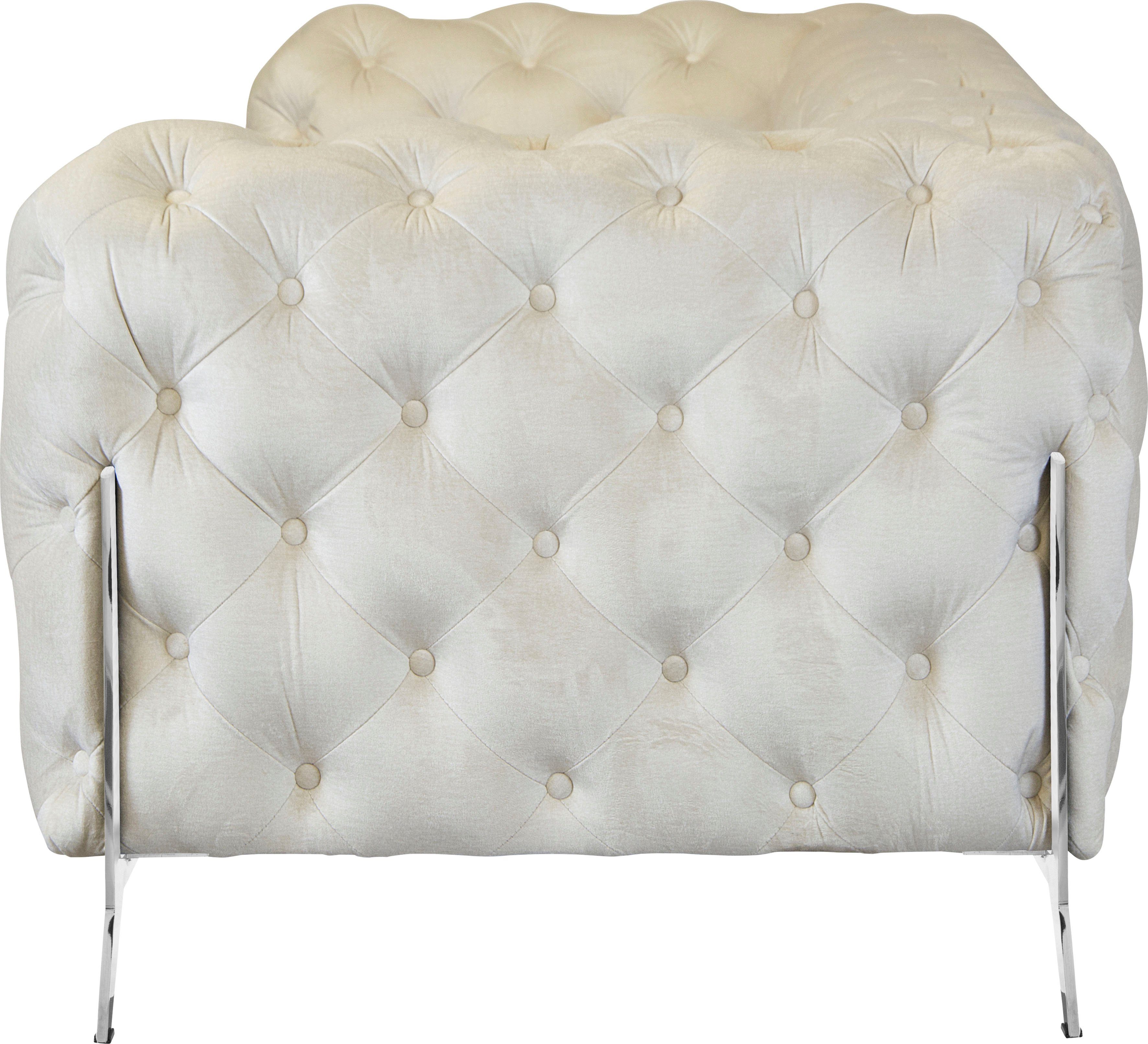 Leonique Chesterfield-bank Amaury luxueuze capitonnage, moderne chesterfield look, kleur van de poten ter keuze