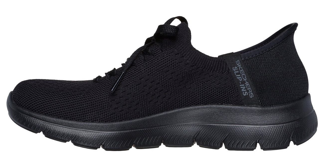 Skechers Slip-on sneakers SUMMITS-NEW DAILY , slippers, vrijetijdsschoen in vegan uitvoering
