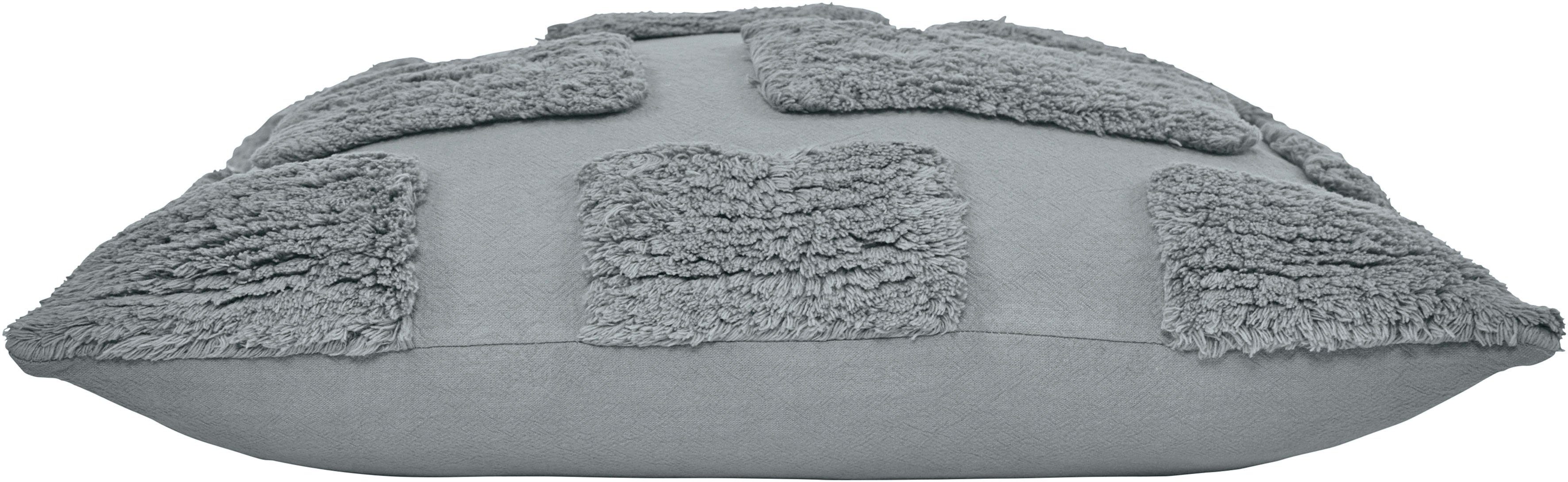 LeGer Home by Lena Gercke Kussenhoes Nia met pluizige 3d-patronen (combi-set, 2 stuks)