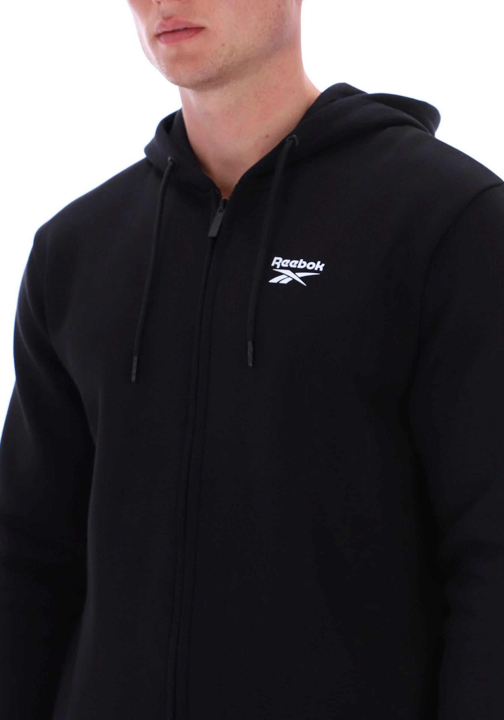 Reebok Capuchonsweatvest COLTON SMALL LOGO ZIP THROUGH HOODY (1-delig)