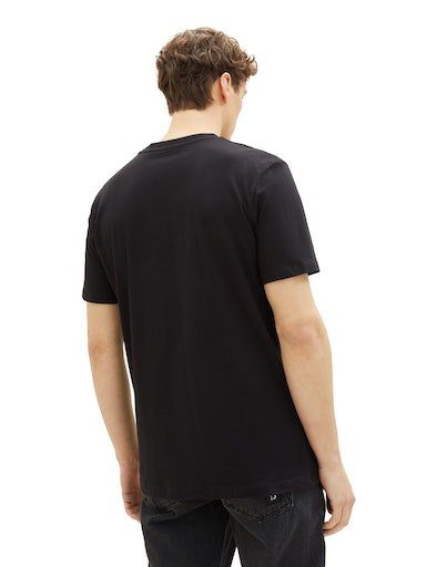 Tom Tailor Denim T-shirt met logo-frontprint