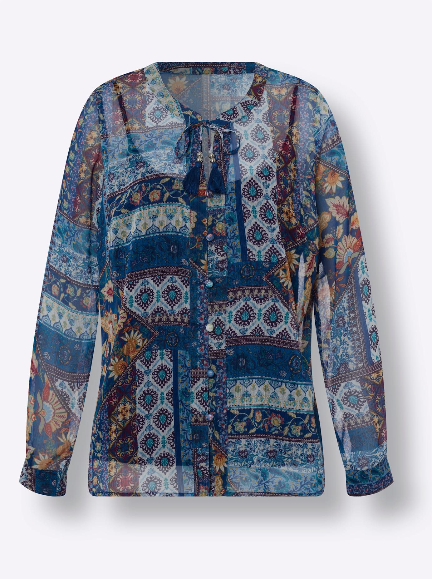 heine Gedessineerde blouse