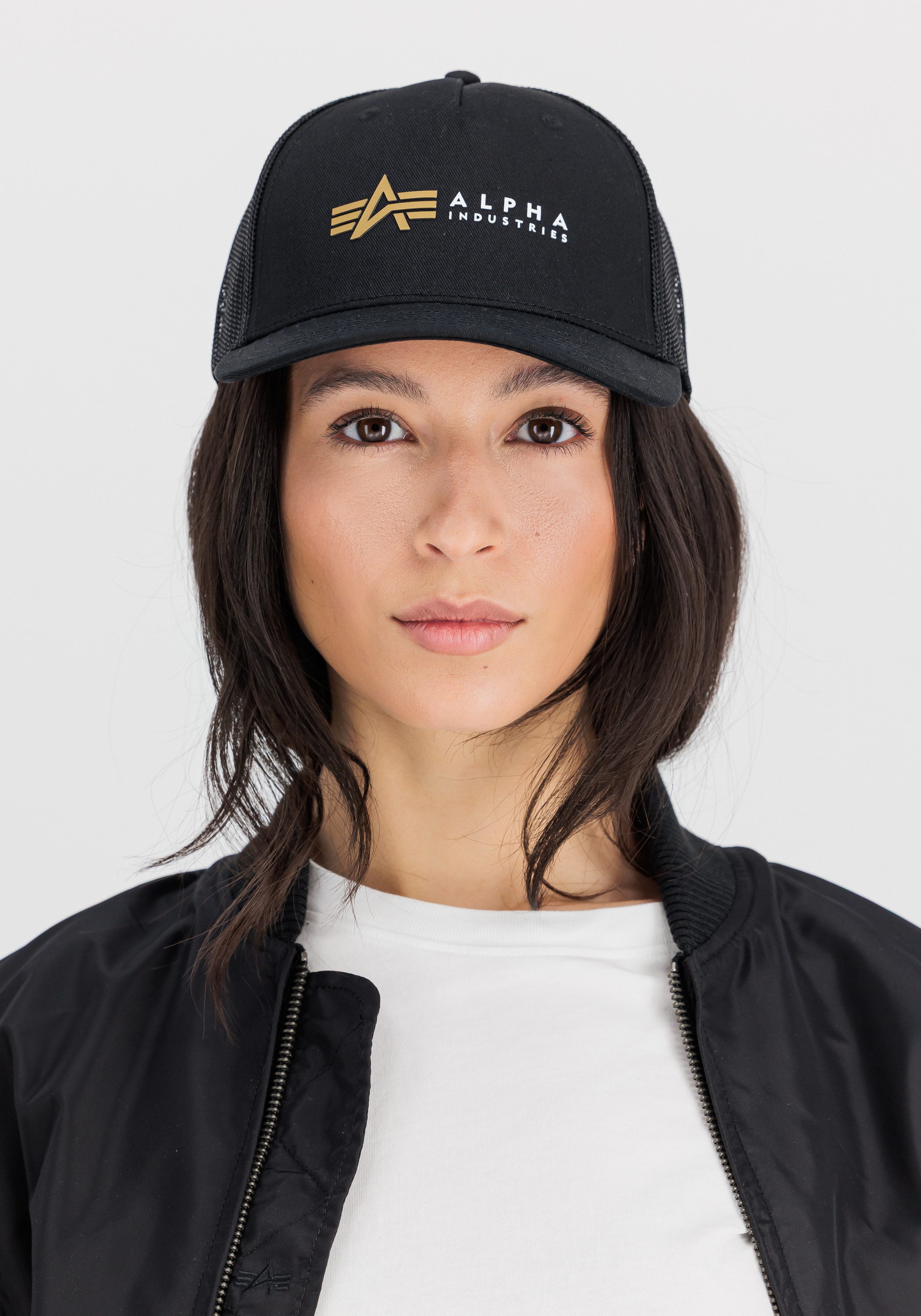 Alpha Industries Truckerpet Alpha Industries Accessoires - Headwear Alpha Label Trucker Cap
