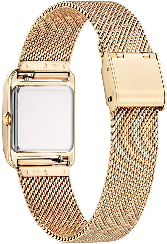 Citizen Solarhorloge Polshorloge, dameshorloge, roestvrijstalen armband, saffierglas (set, 2-delig, Met wisselband)